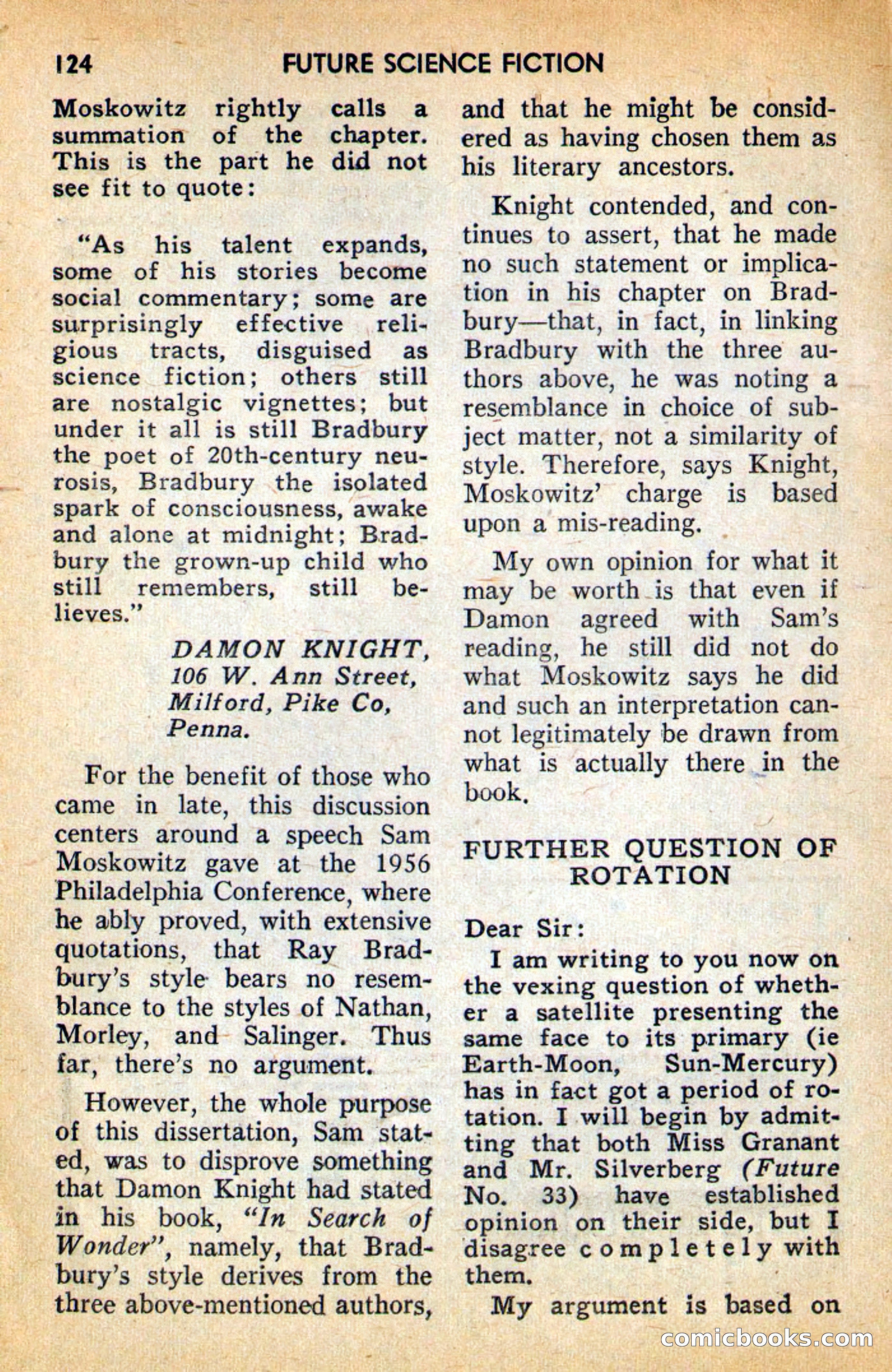 Future Science Fiction, April 1958 — page 124 of 132