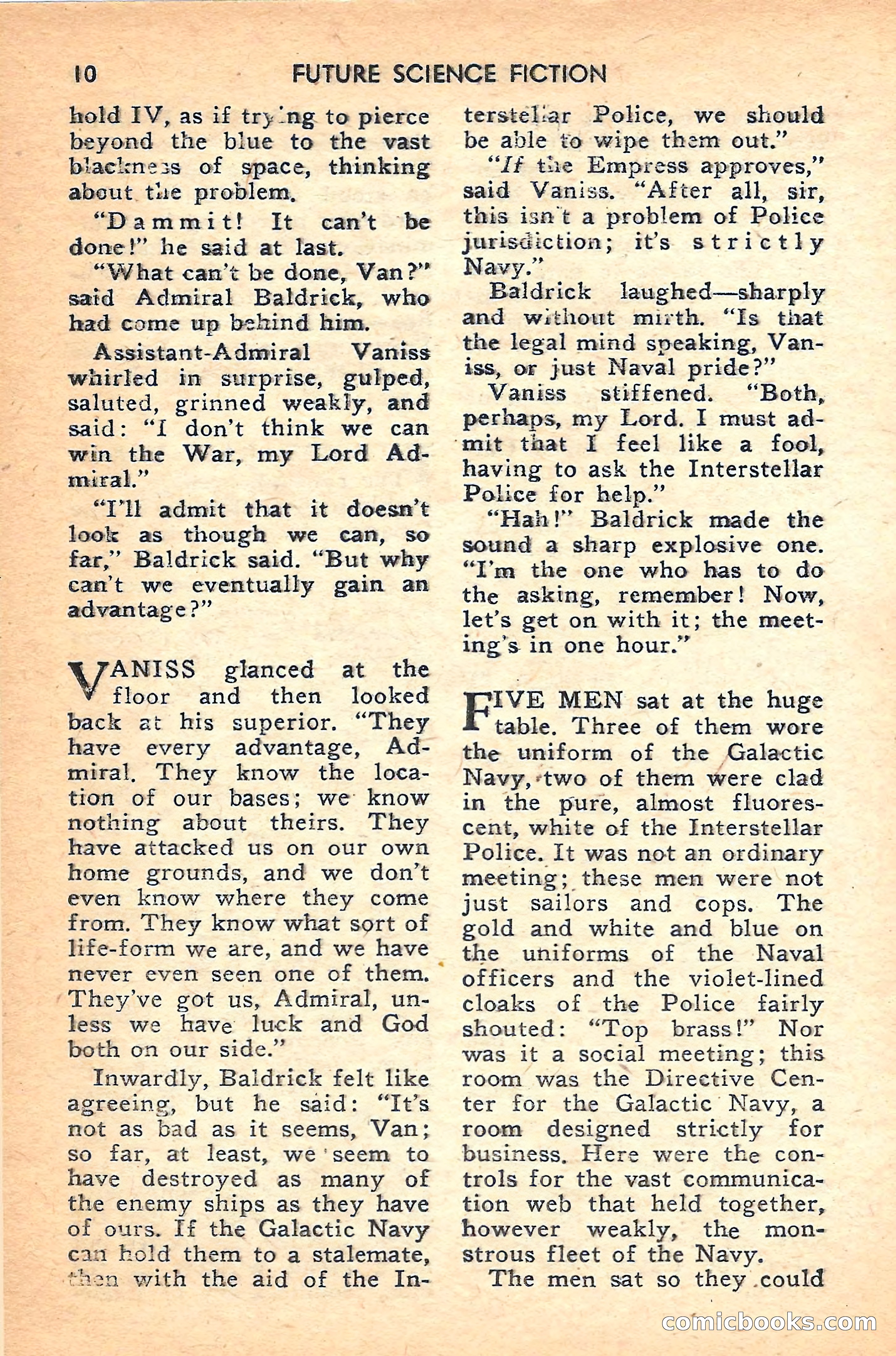 Future Science Fiction #37 — page 10 of 132
