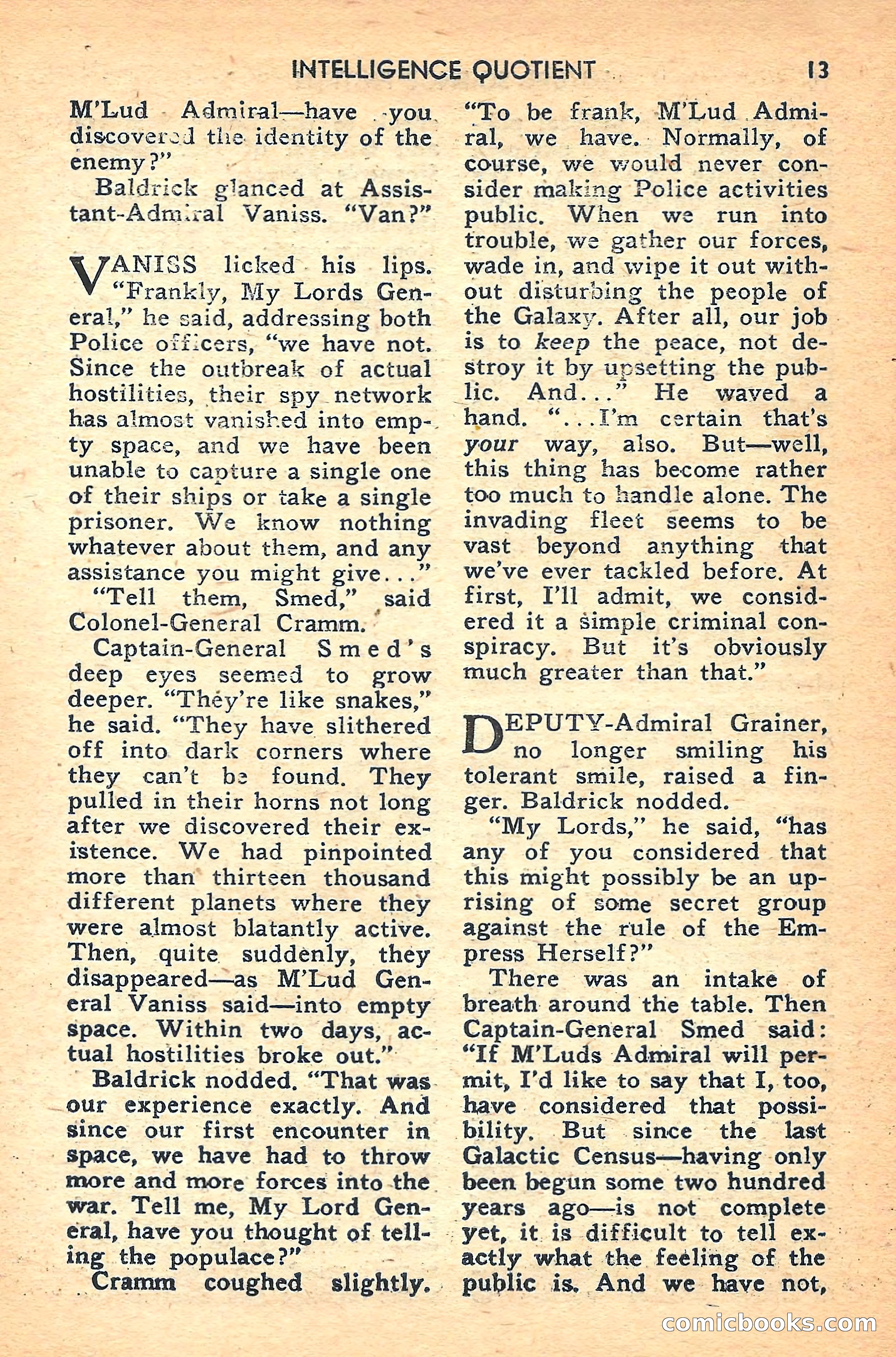 Future Science Fiction #37 — page 13 of 132