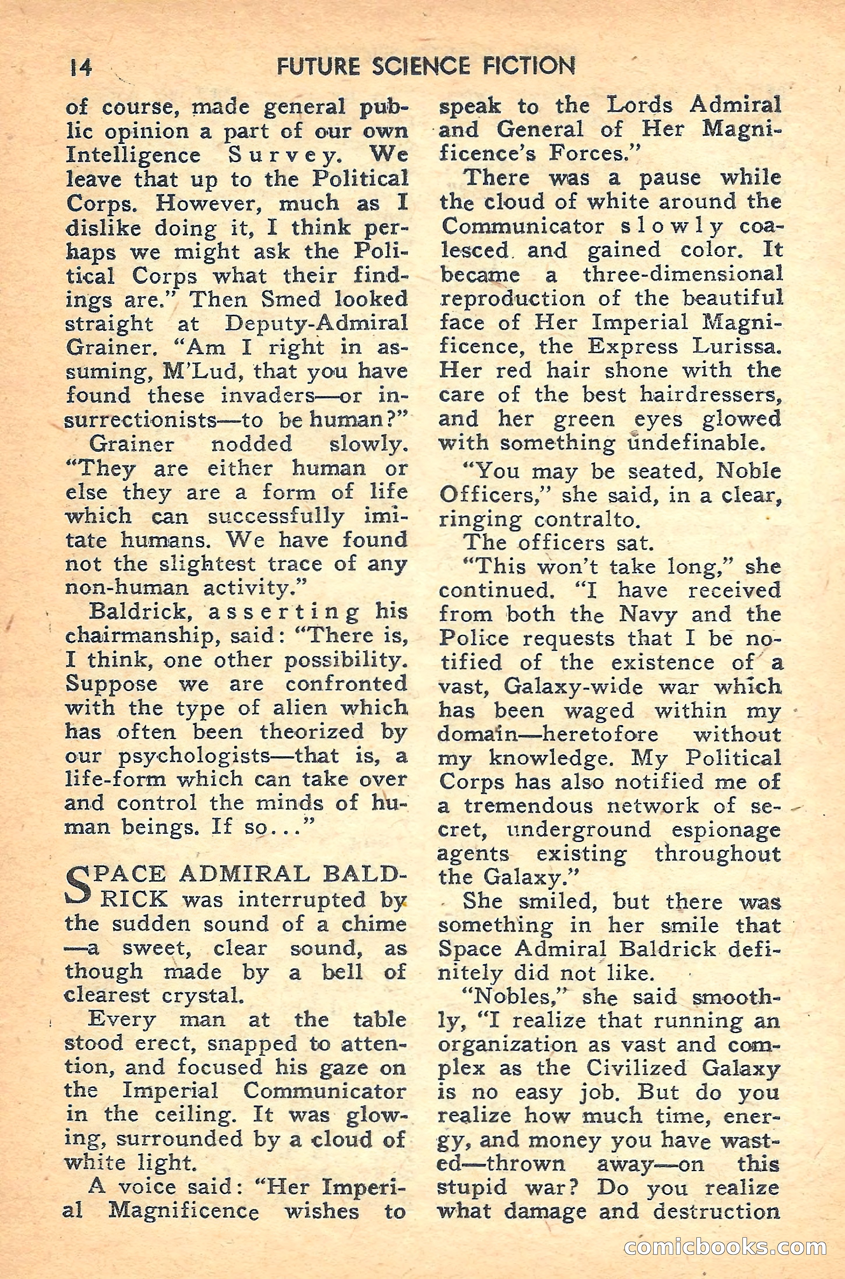 Future Science Fiction #37 — page 14 of 132