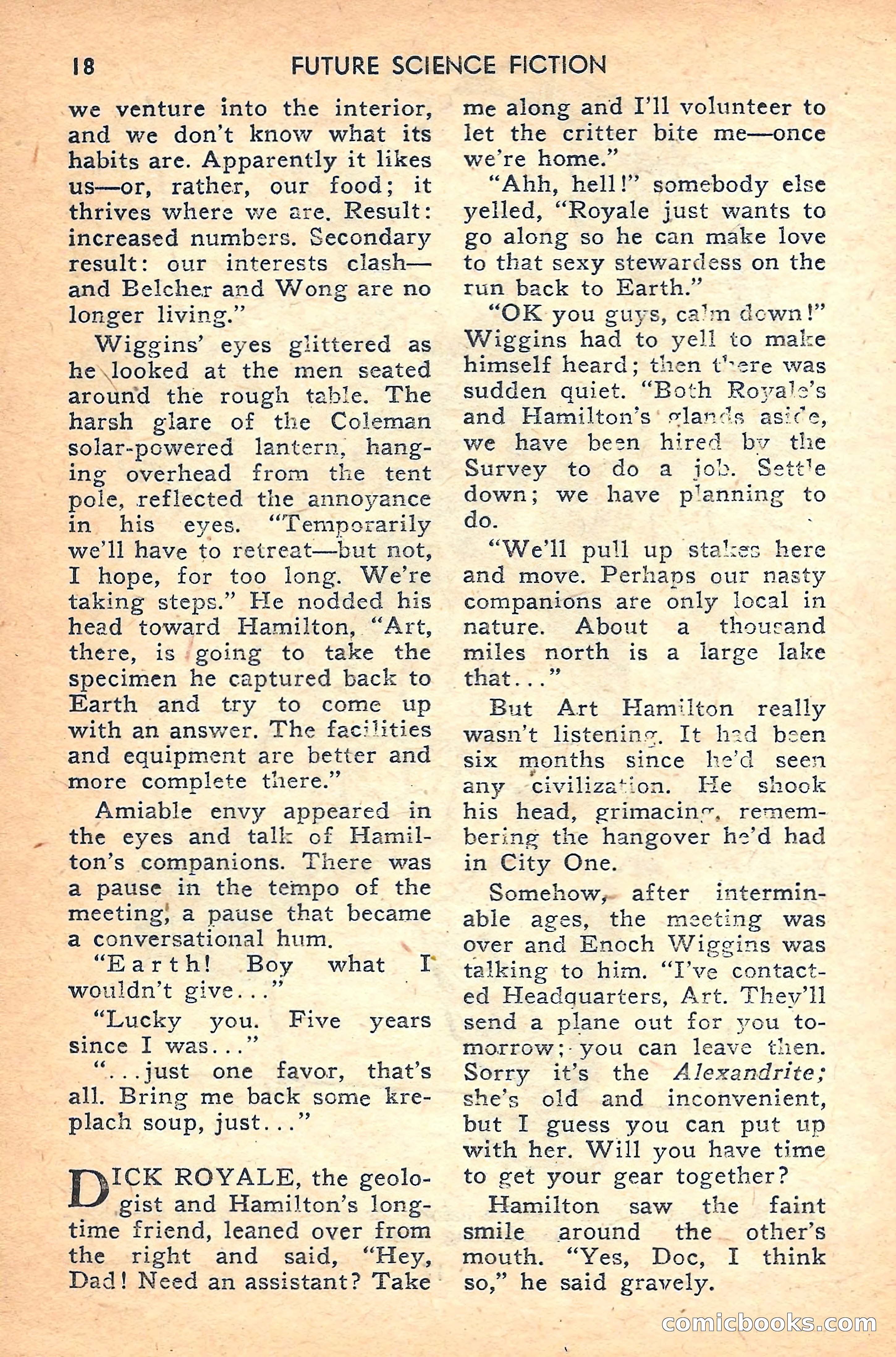 Future Science Fiction #37 — page 18 of 132
