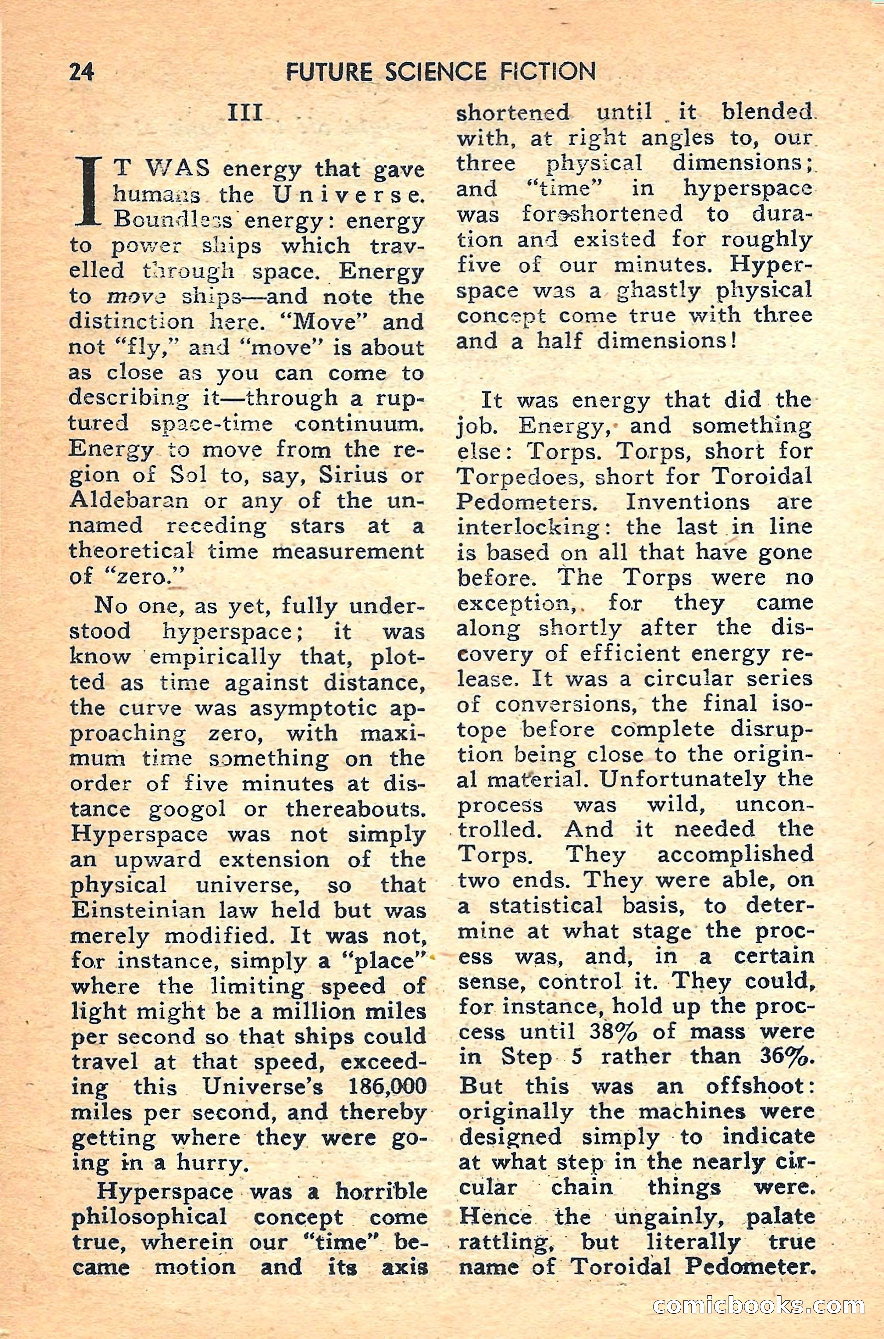Future Science Fiction #37 — page 24 of 132