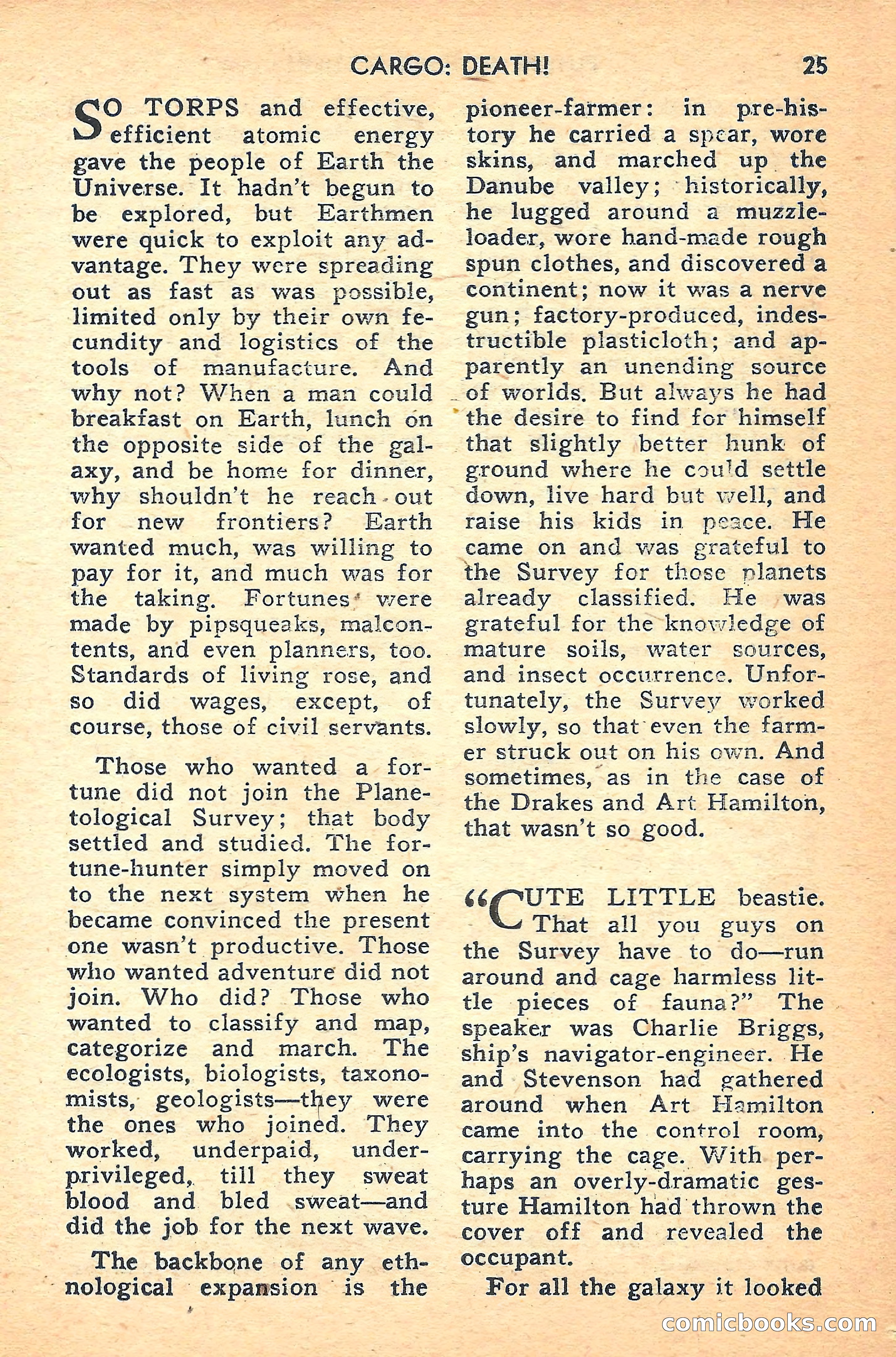 Future Science Fiction #37 — page 25 of 132