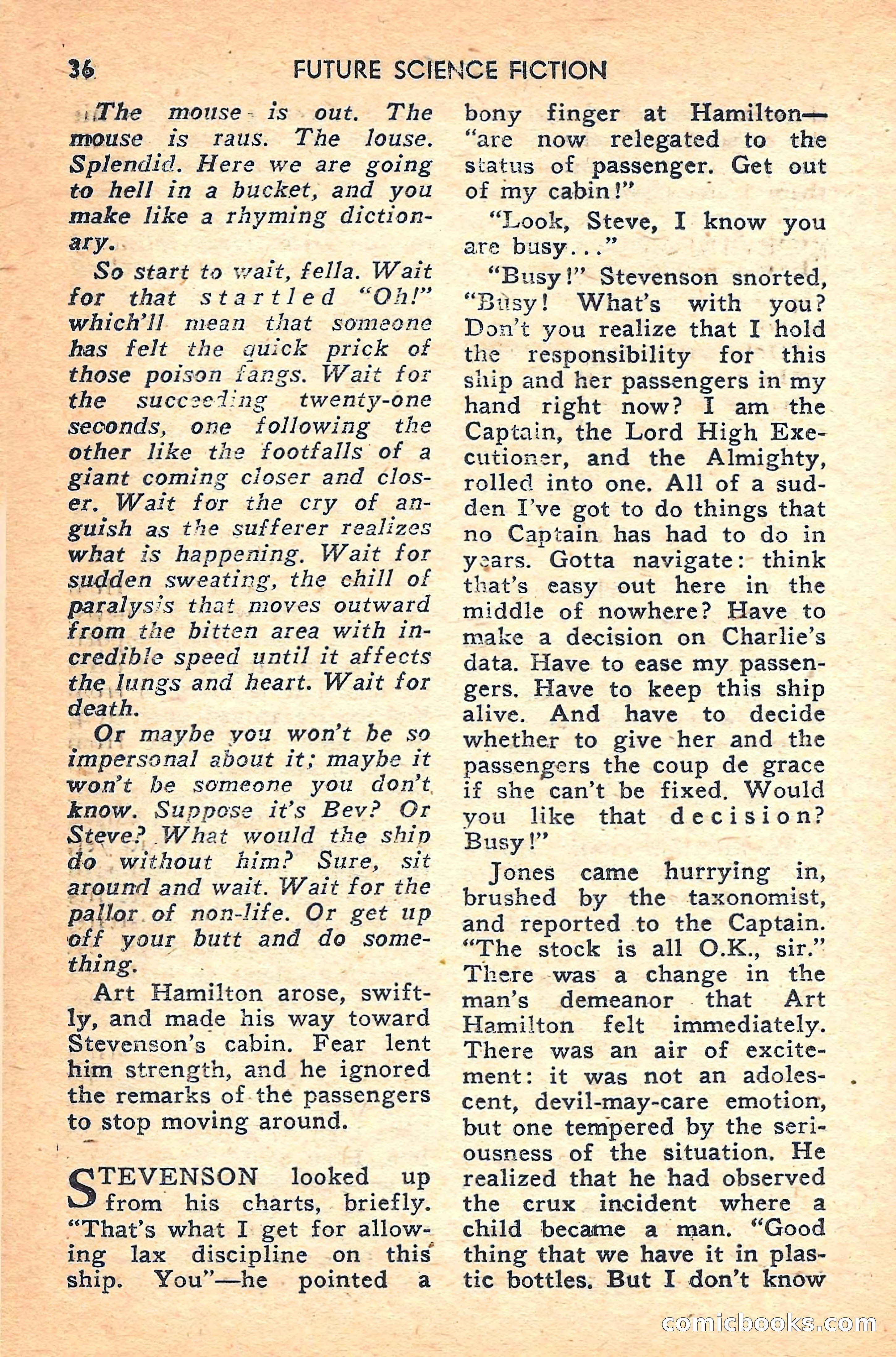 Future Science Fiction #37 — page 36 of 132