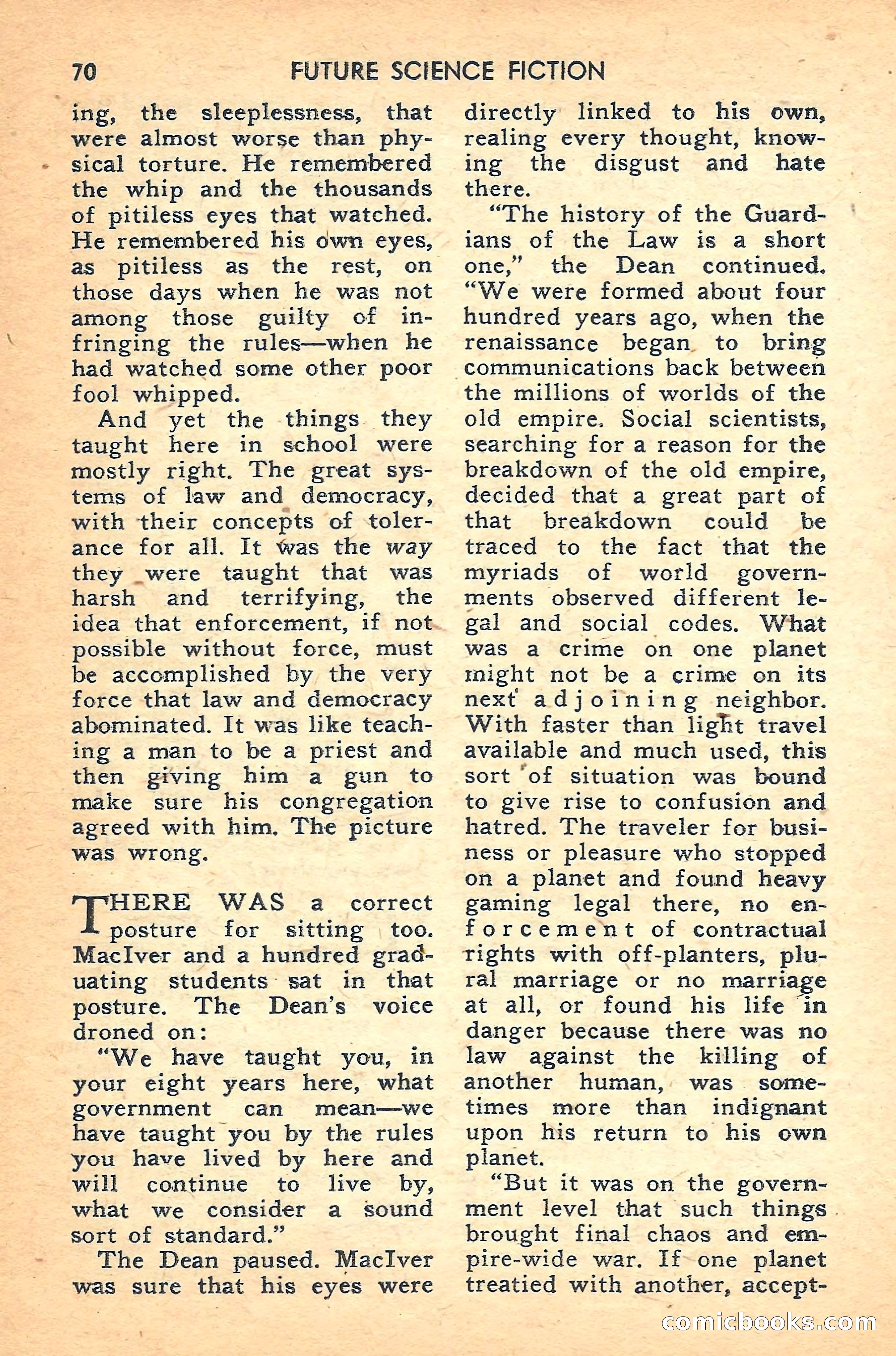 Future Science Fiction #37 — page 70 of 132