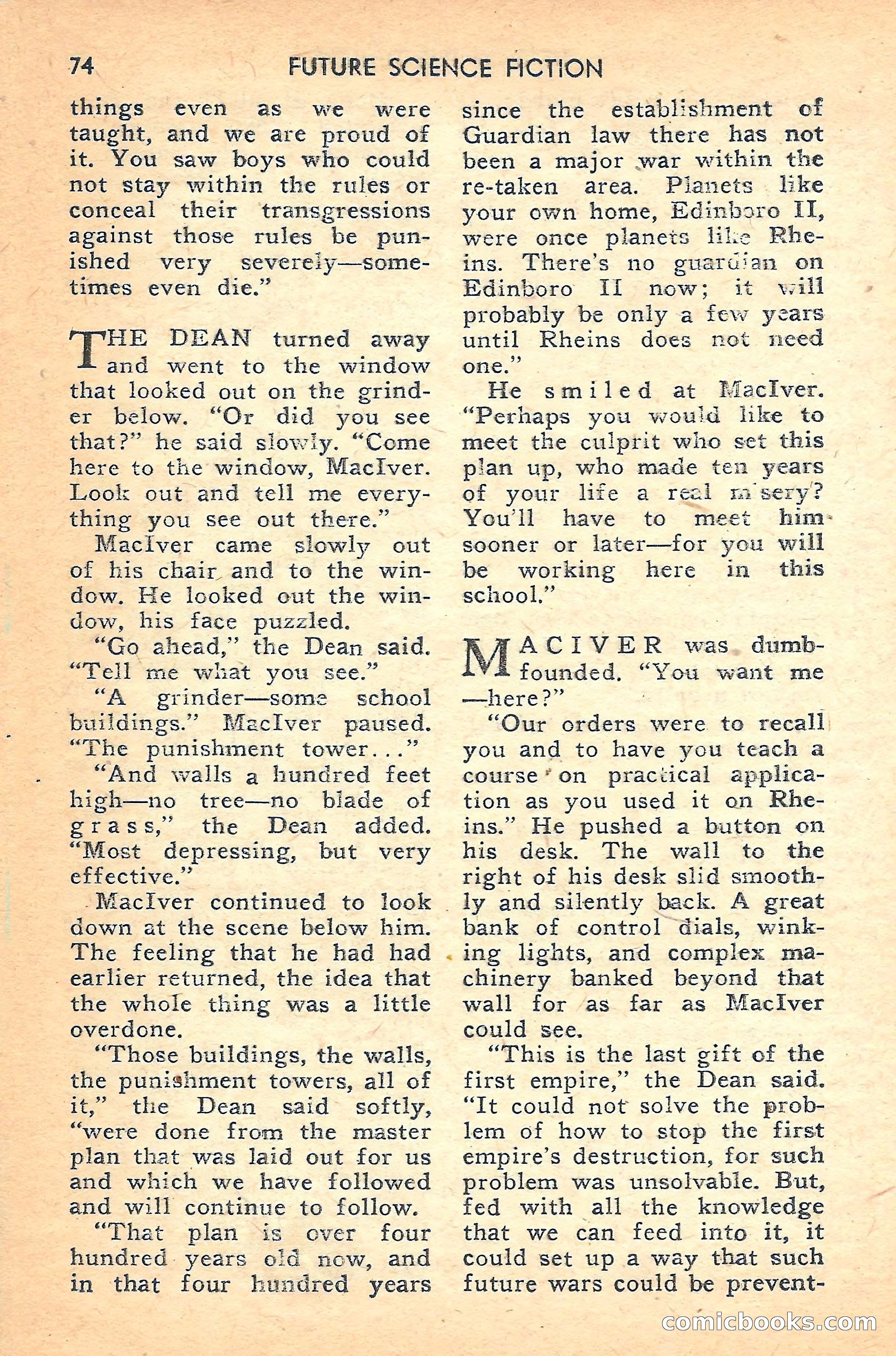 Future Science Fiction #37 — page 74 of 132