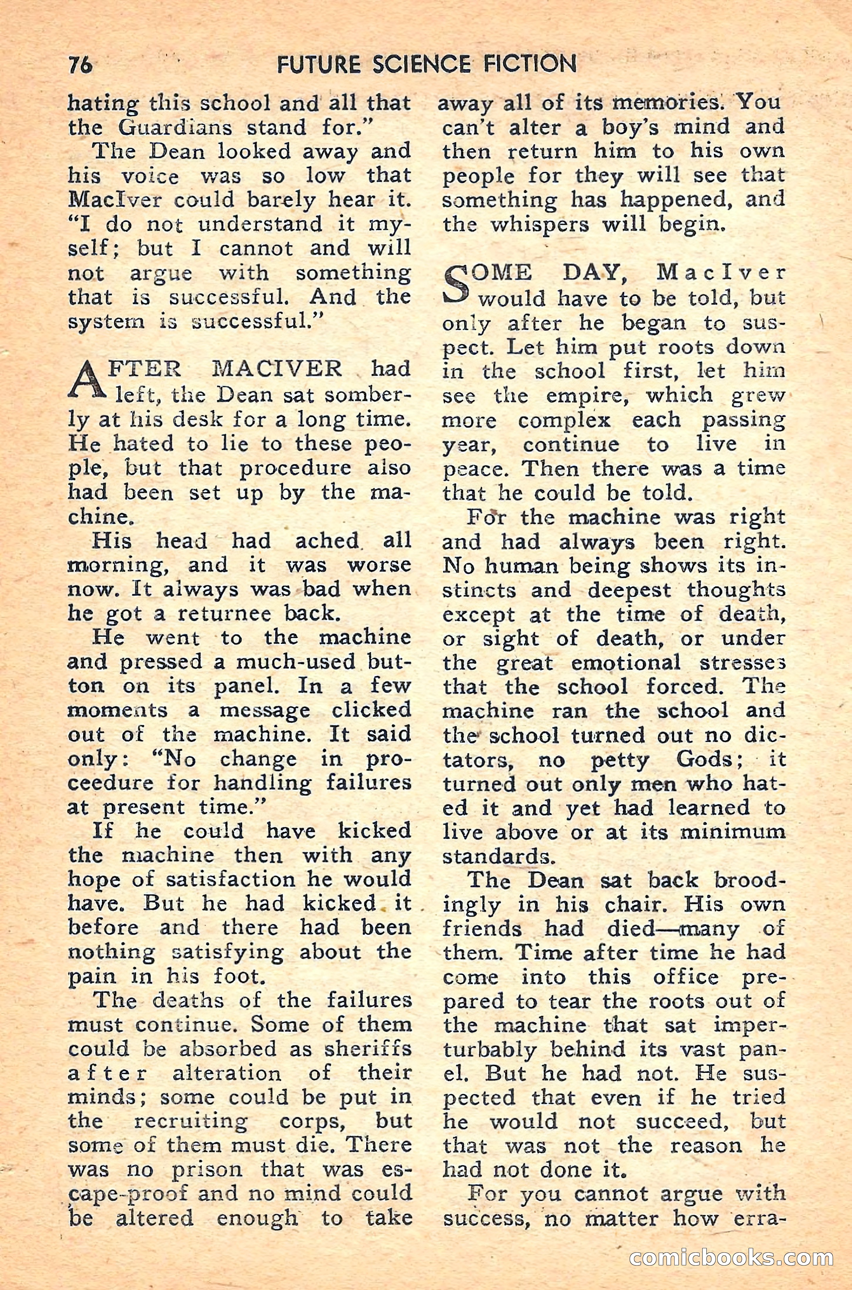 Future Science Fiction #37 — page 76 of 132