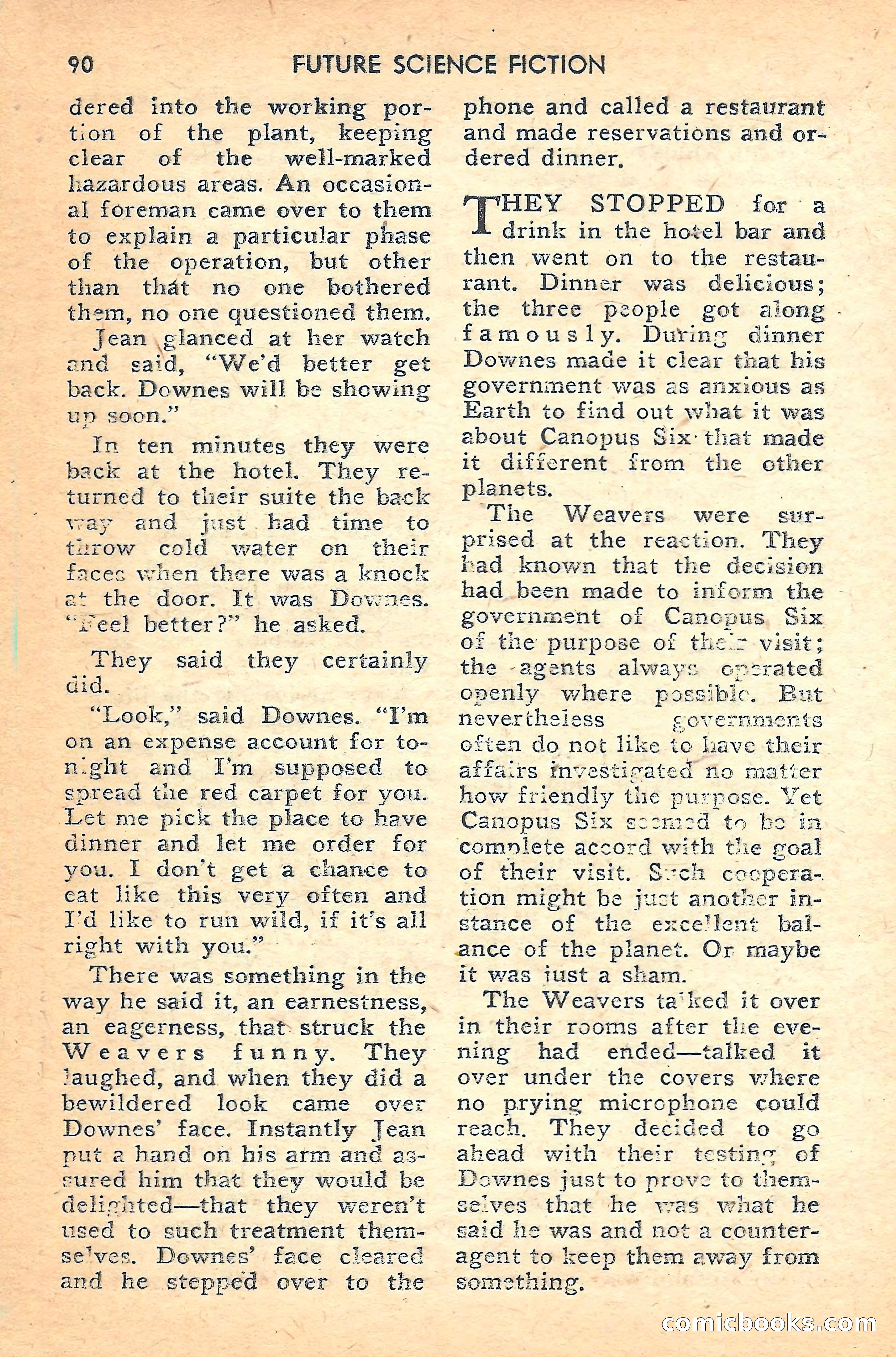 Future Science Fiction #37 — page 90 of 132