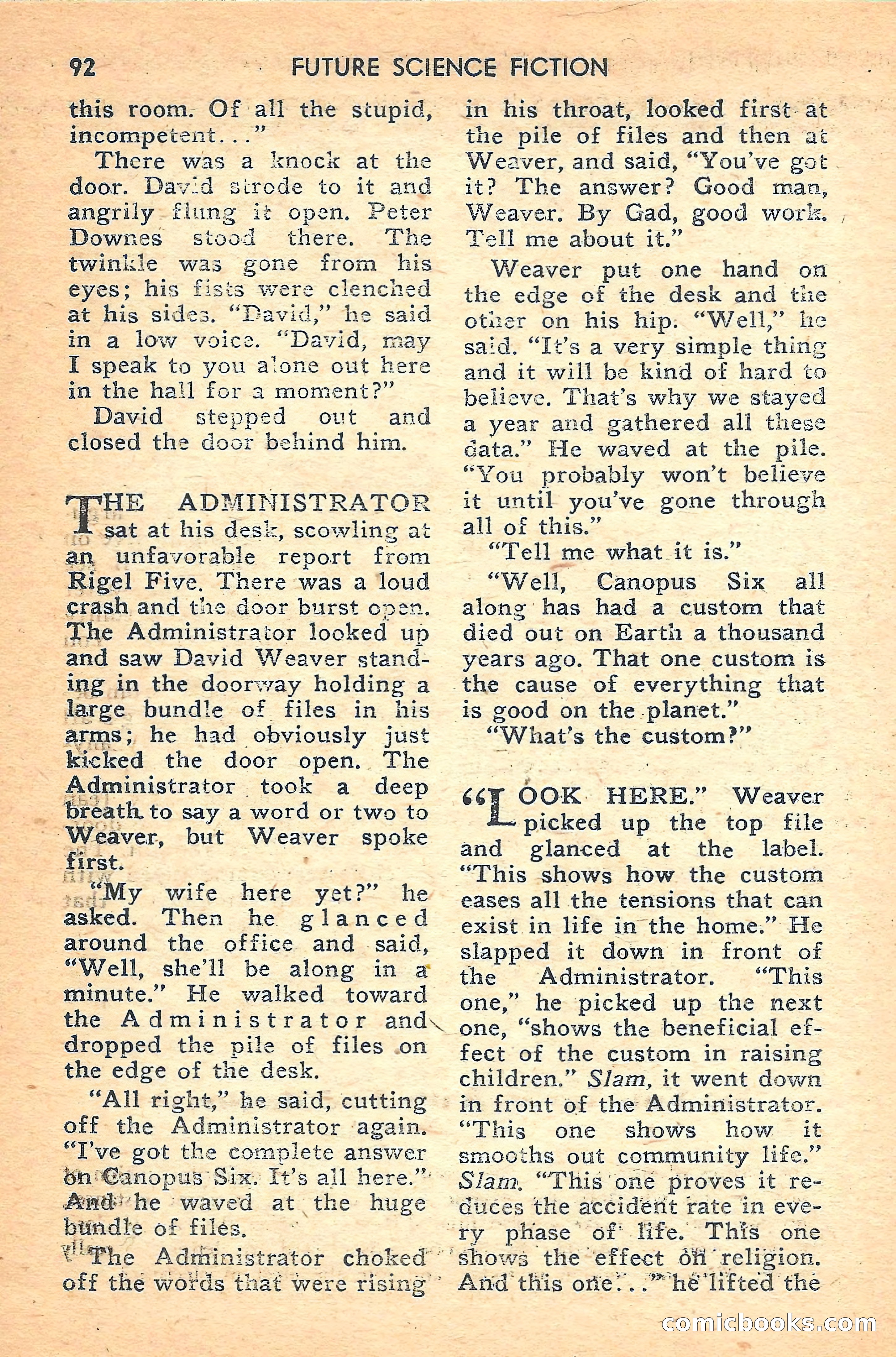Future Science Fiction #37 — page 92 of 132