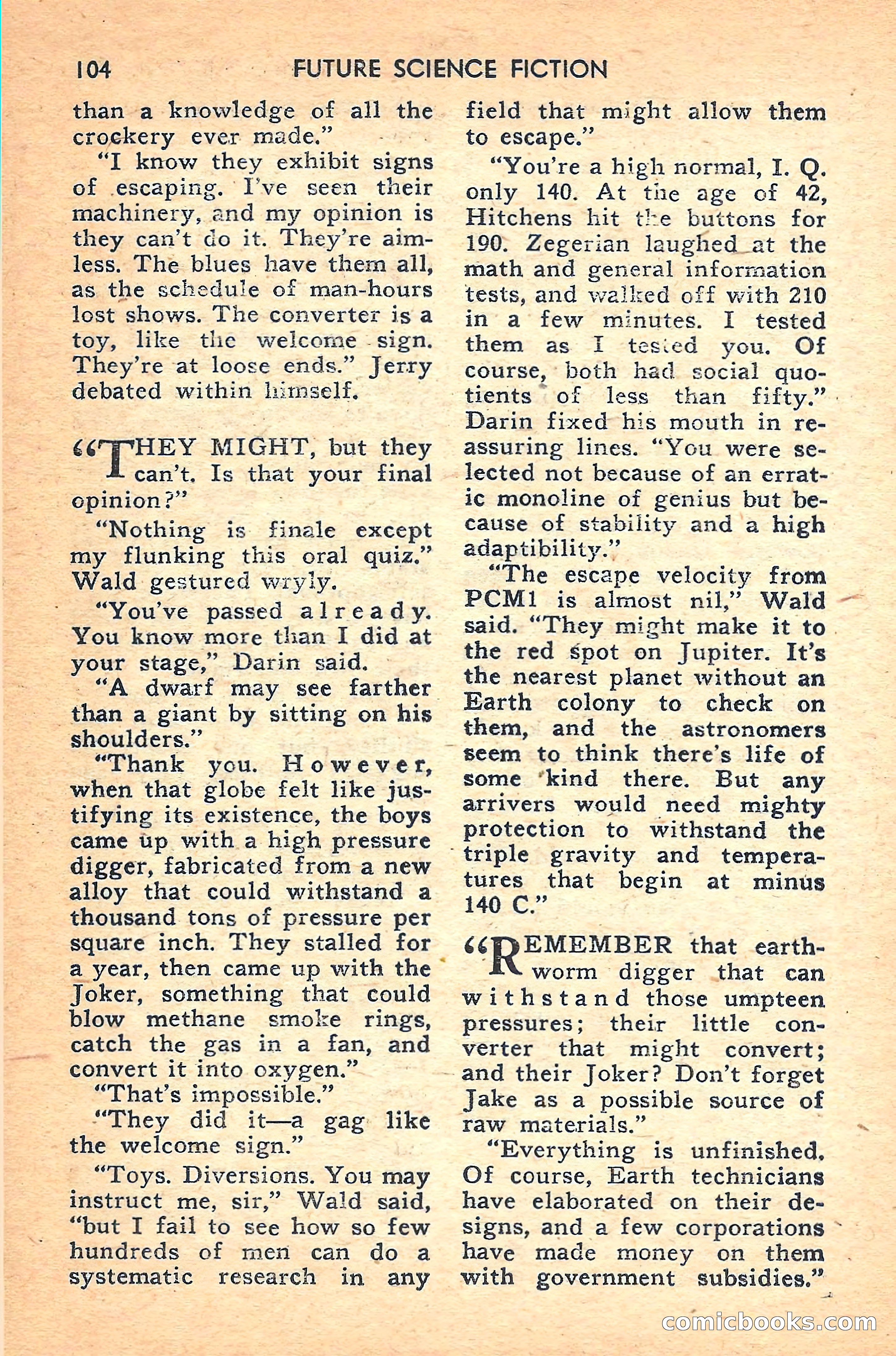 Future Science Fiction #37 — page 104 of 132