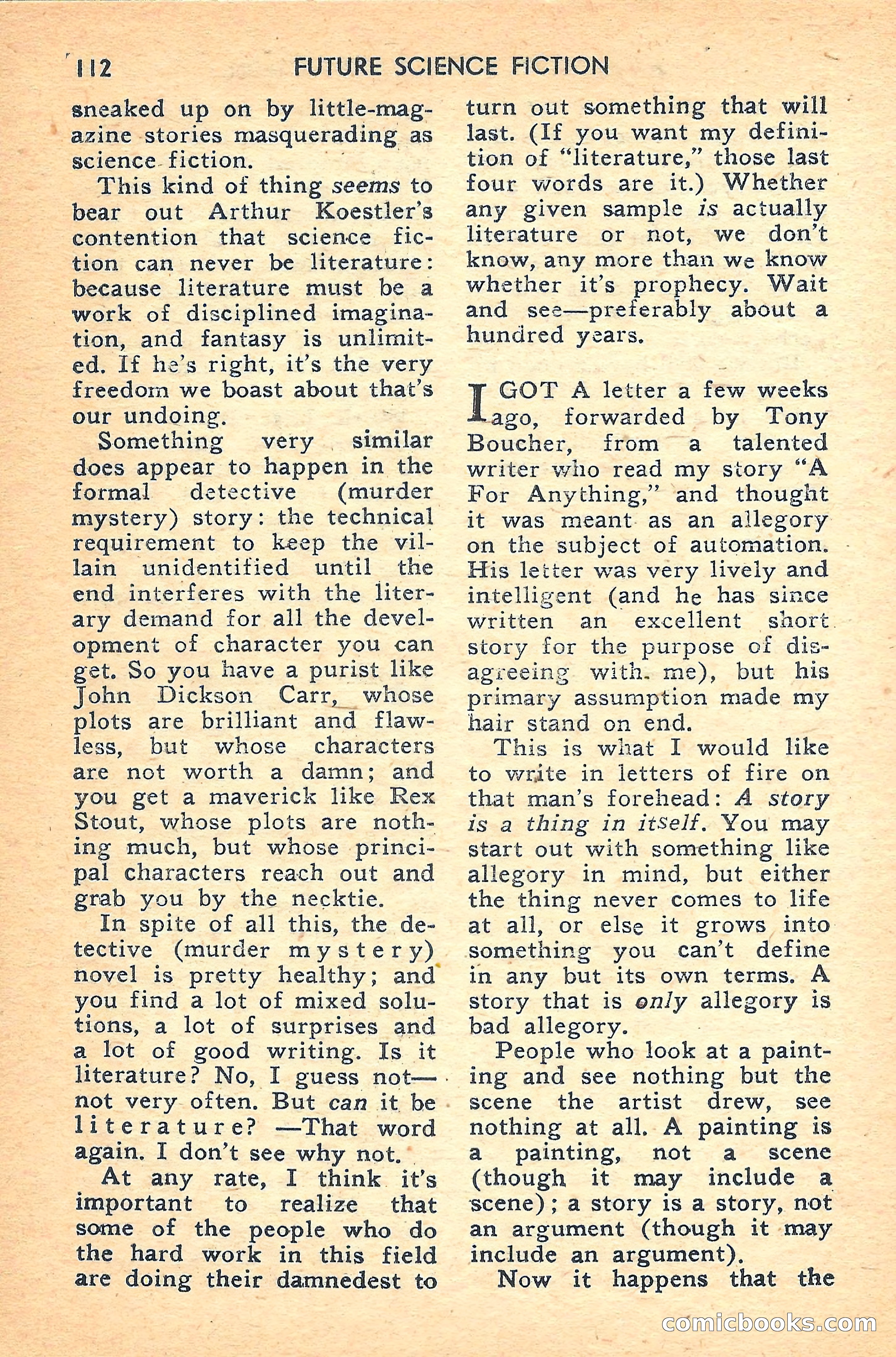Future Science Fiction #37 — page 112 of 132