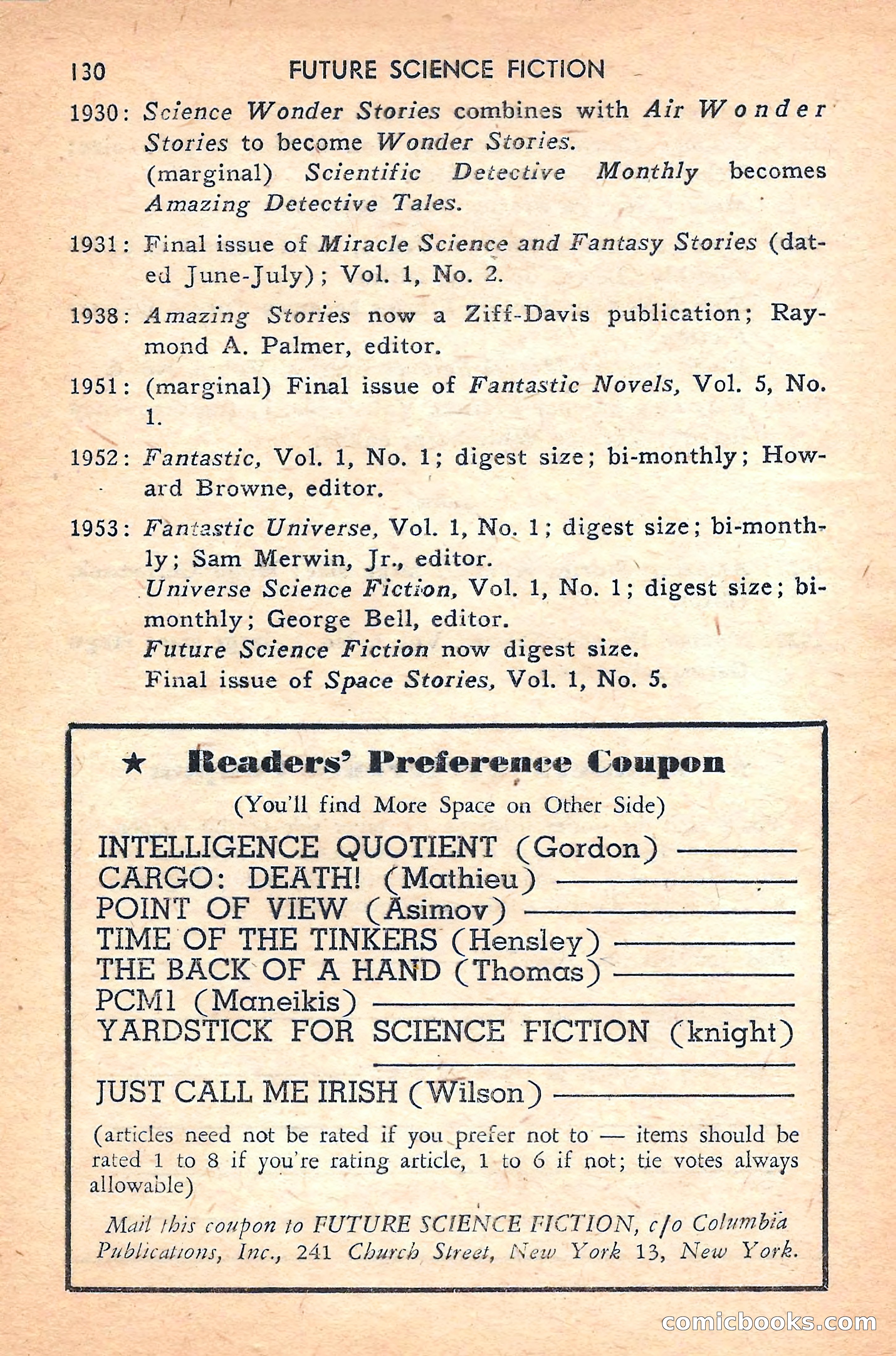 Future Science Fiction #37 — page 130 of 132