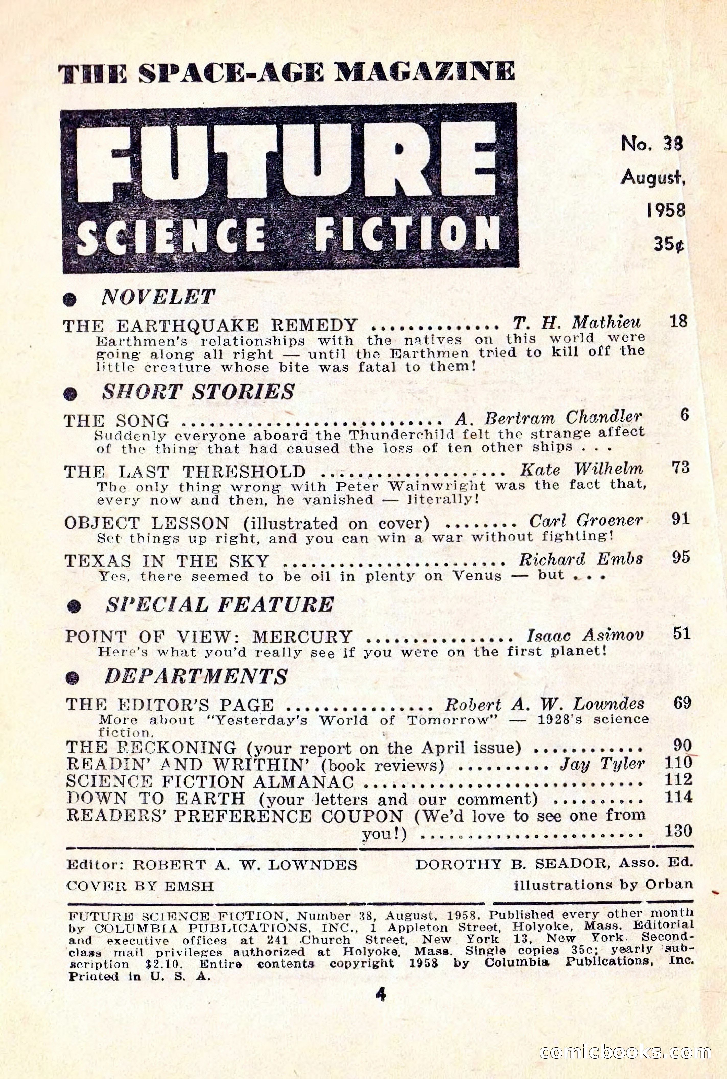 Future Science Fiction #38 — page 5 of 133