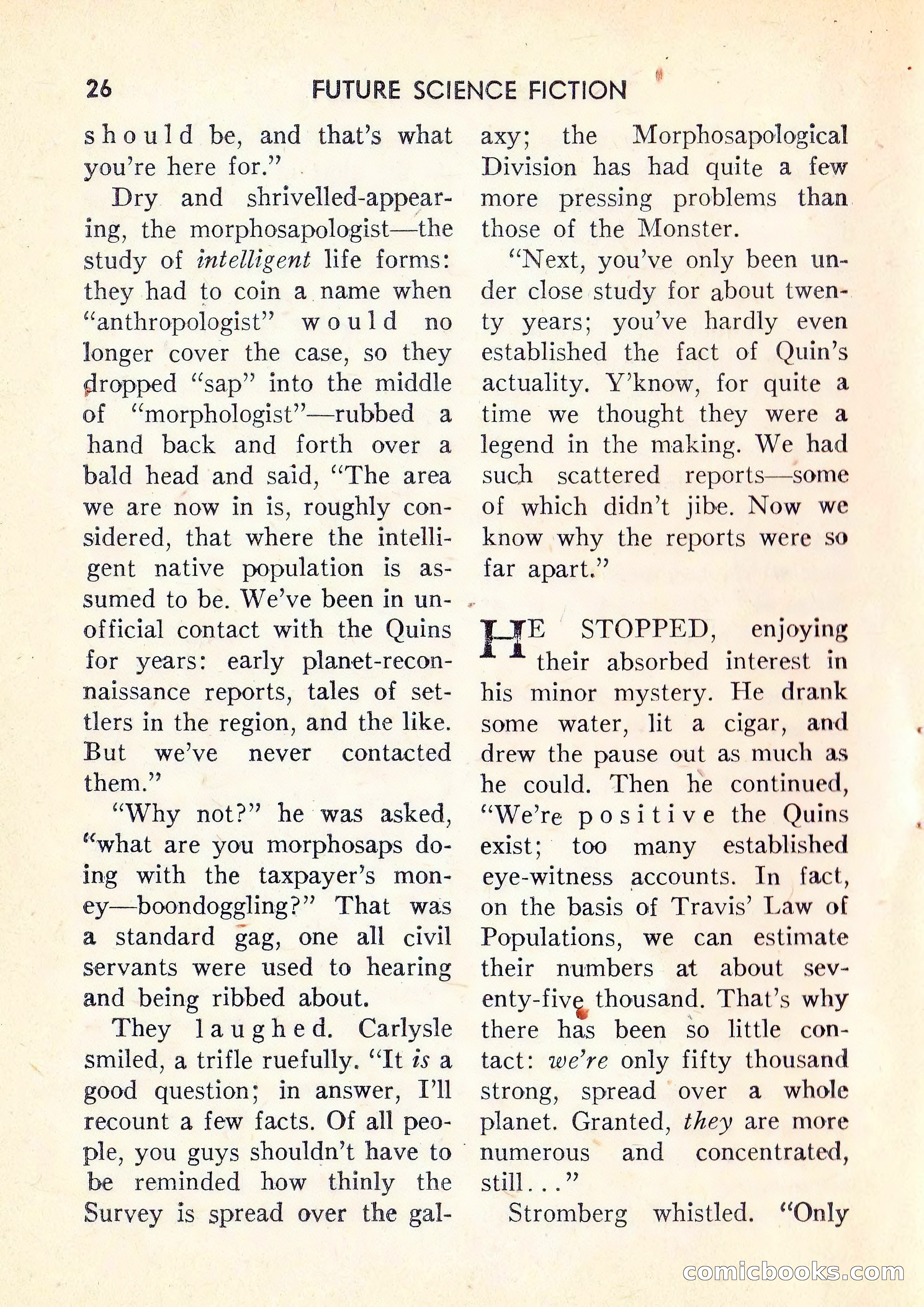 Future Science Fiction #38 — page 27 of 133