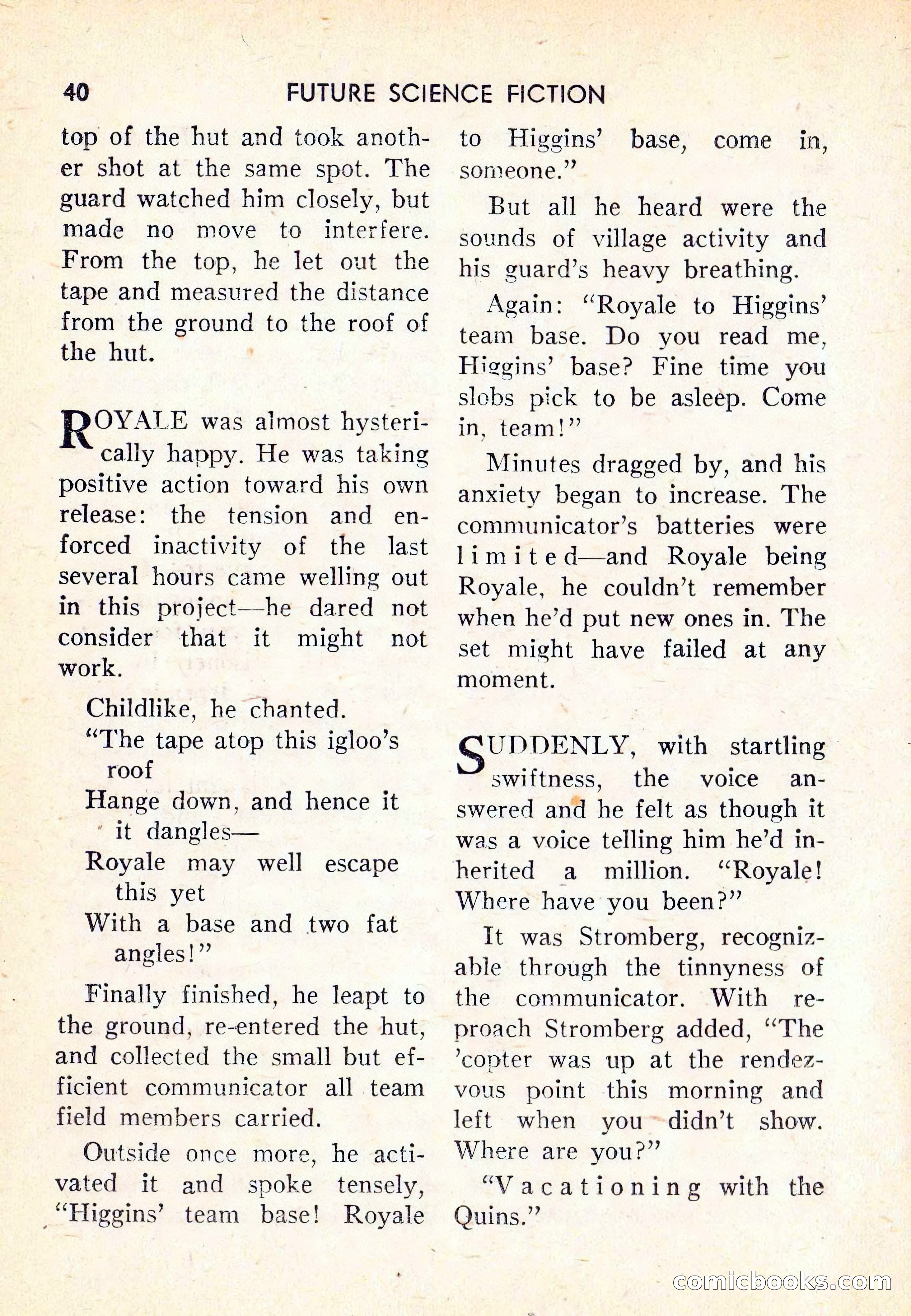 Future Science Fiction #38 — page 41 of 133