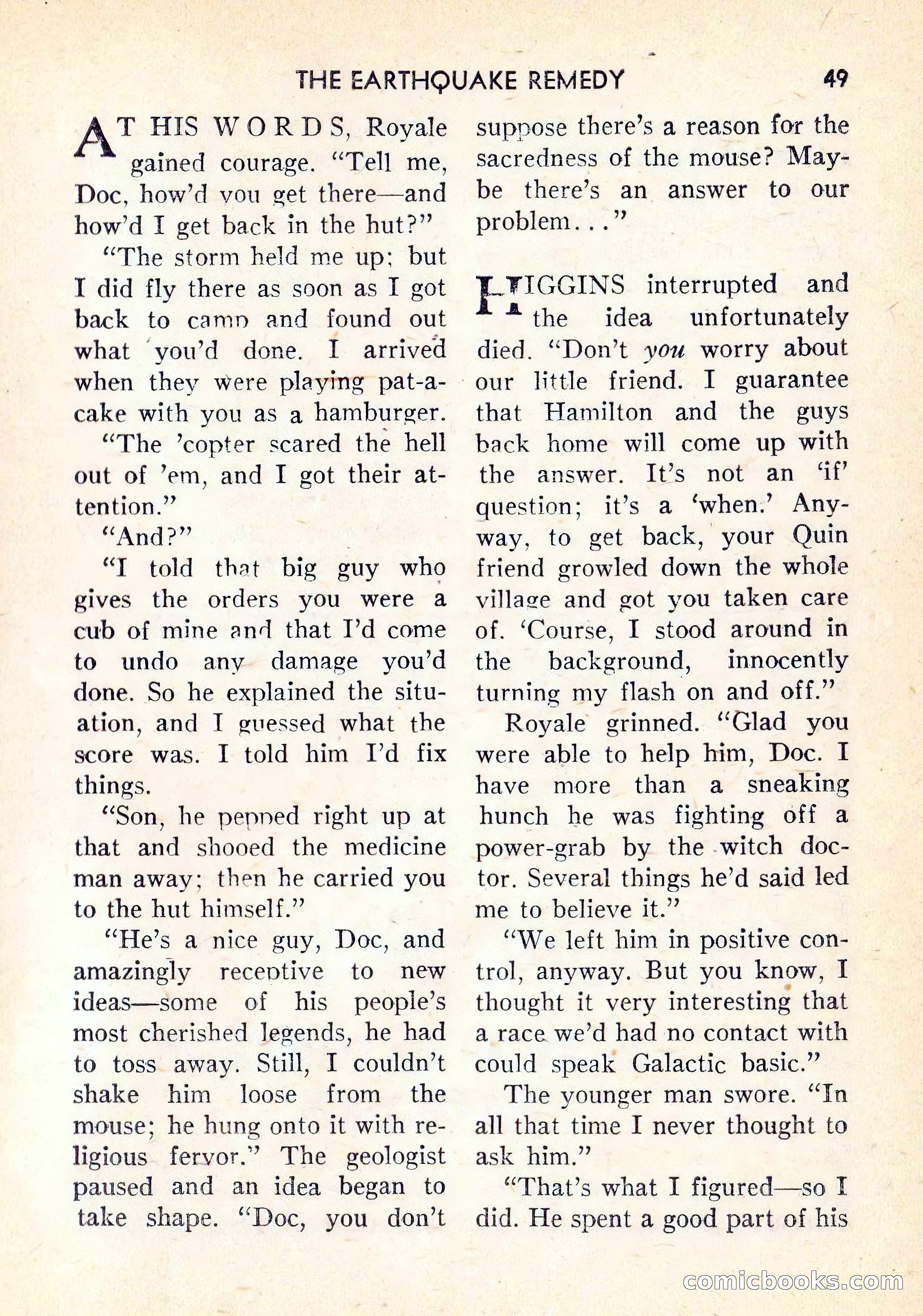 Future Science Fiction #38 — page 50 of 133