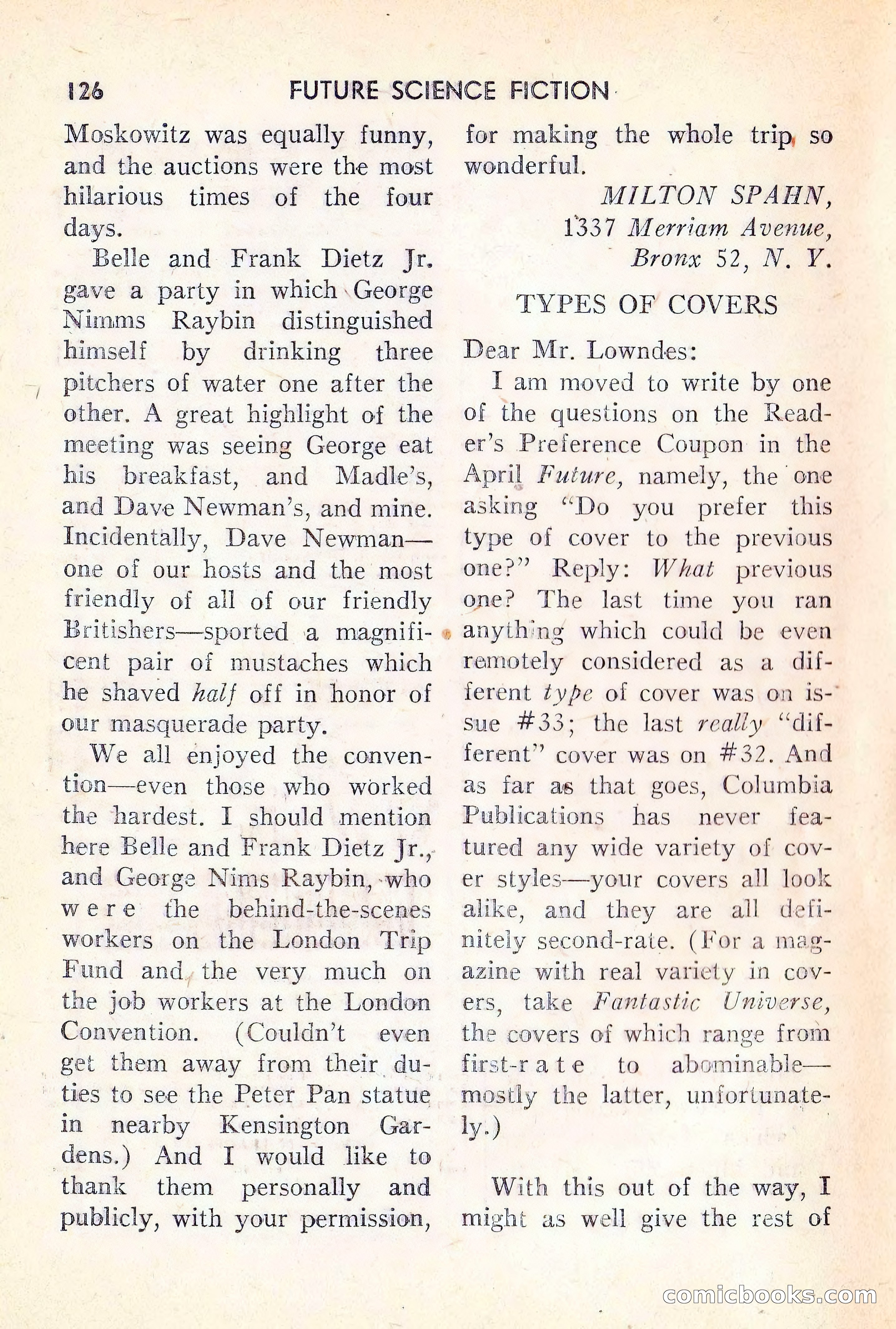 Future Science Fiction #38 — page 127 of 133
