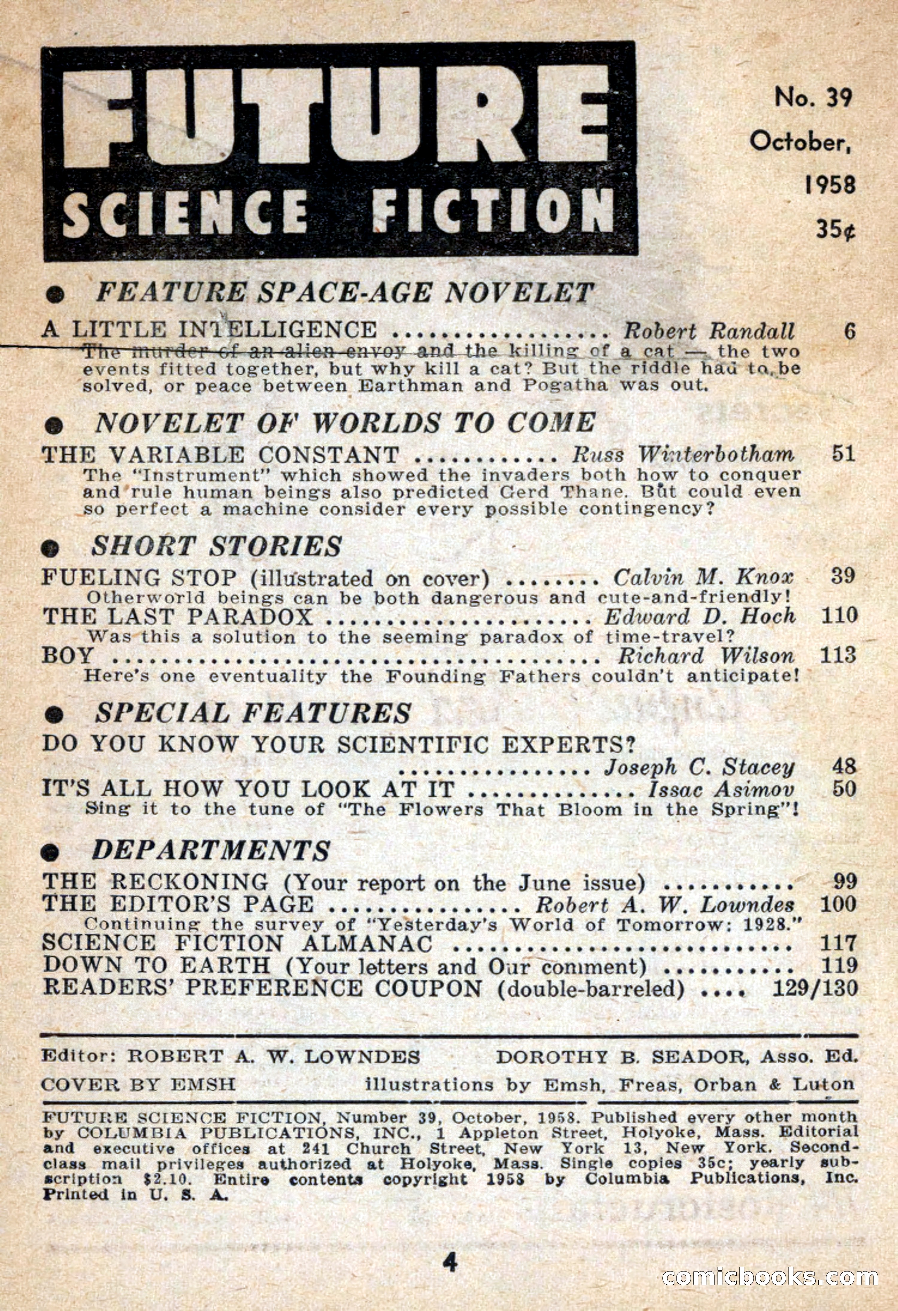 Future Science Fiction #39 — page 5 of 133