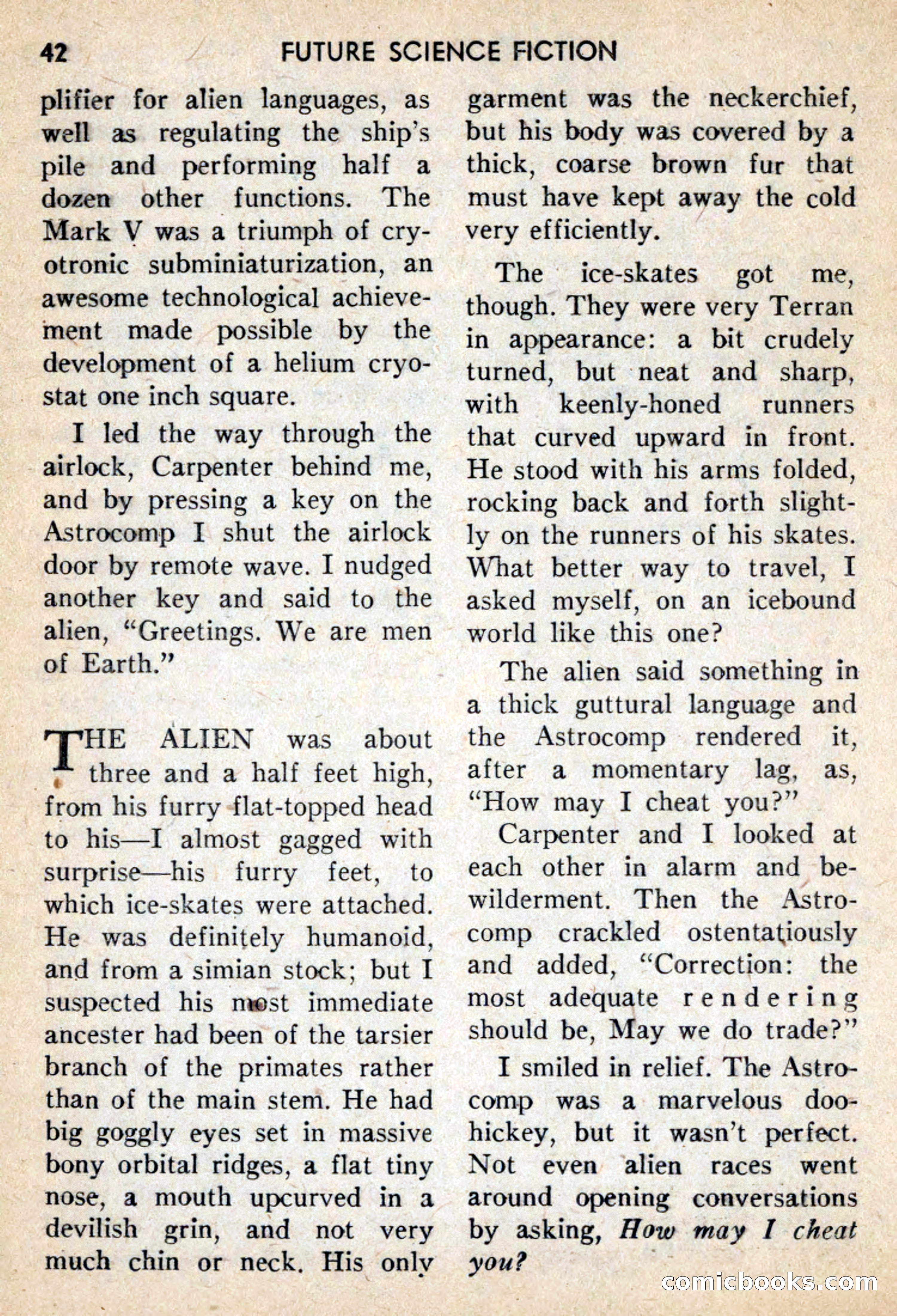 Future Science Fiction #39 — page 43 of 133