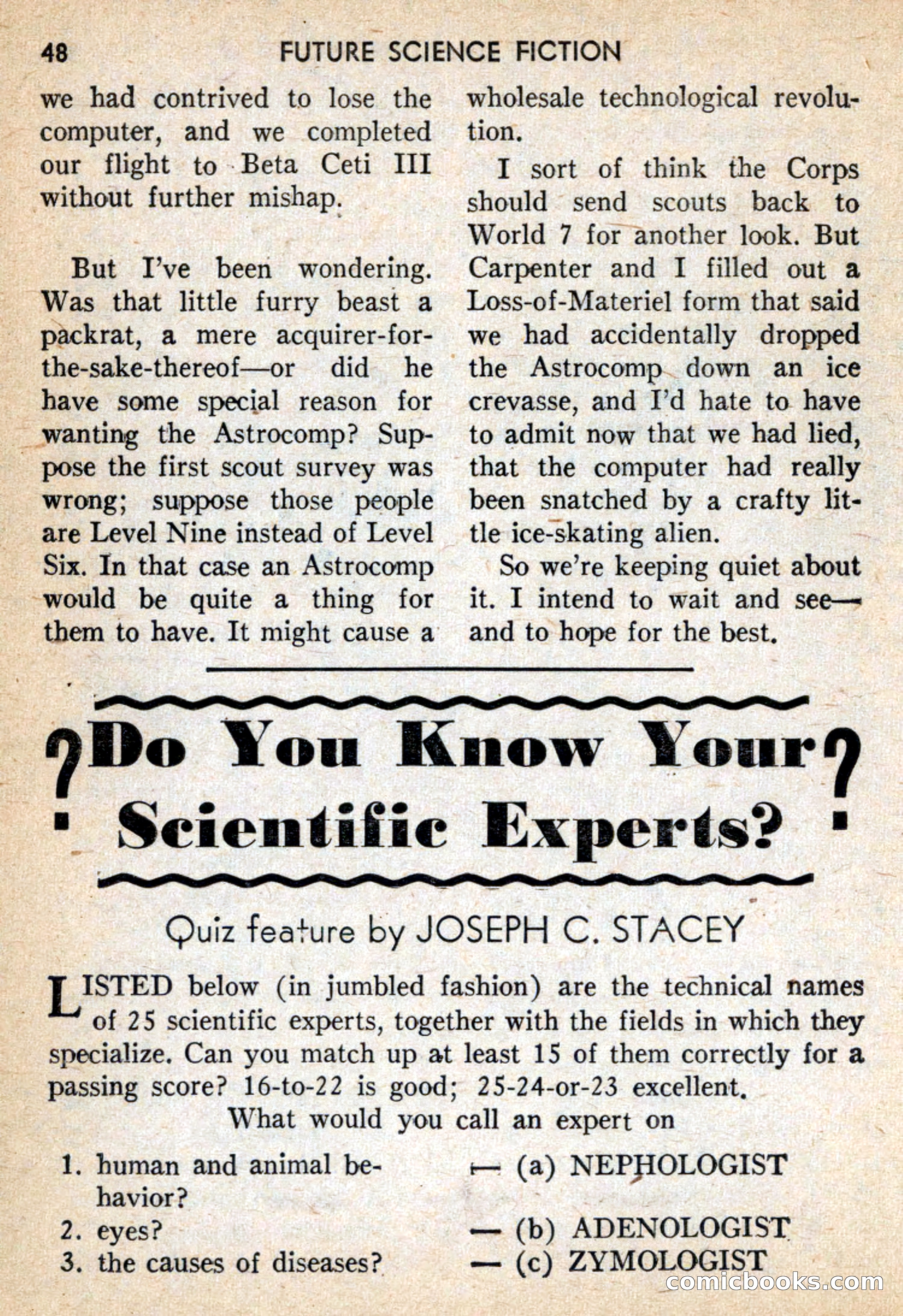 Future Science Fiction #39 — page 49 of 133