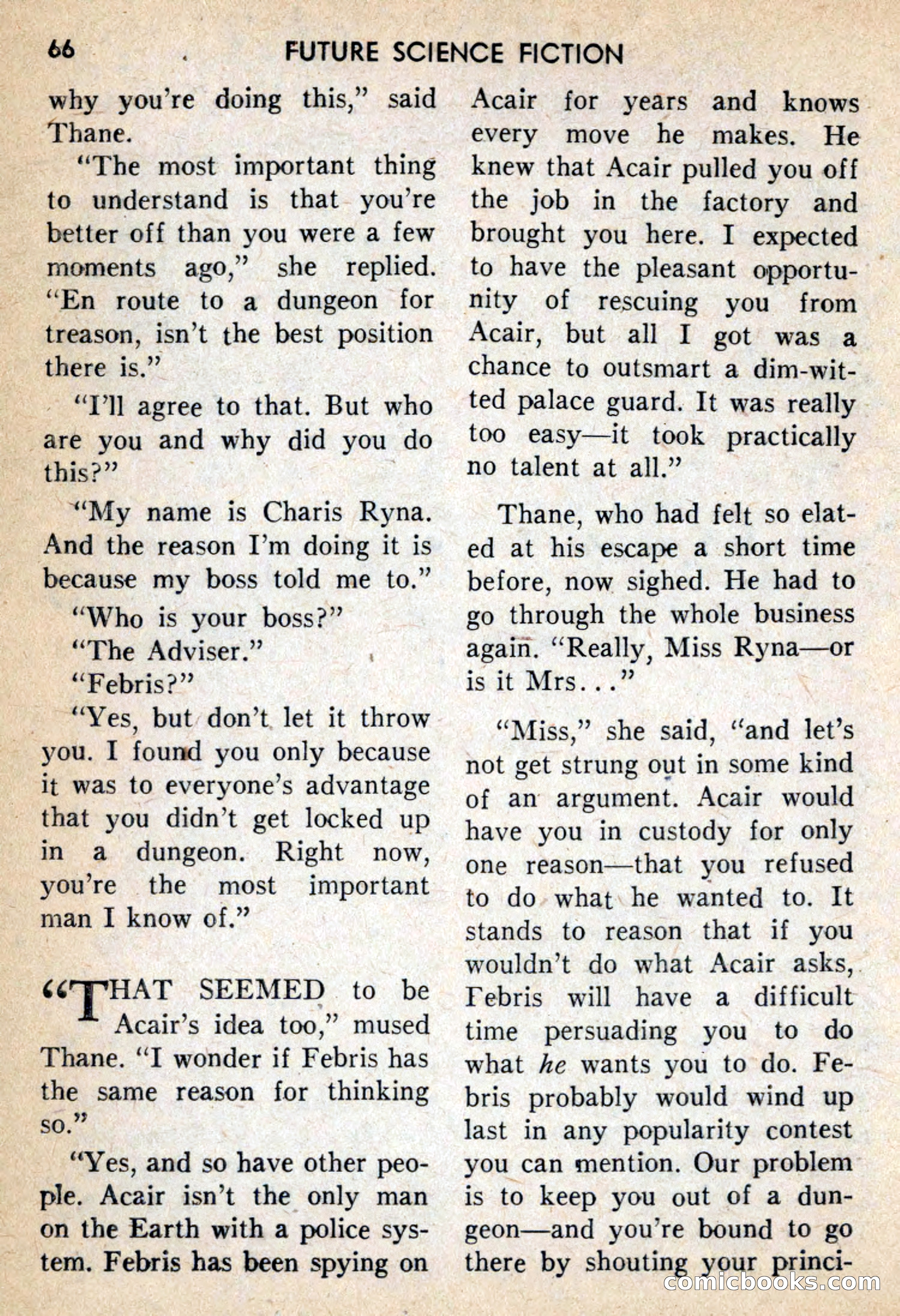 Future Science Fiction #39 — page 67 of 133