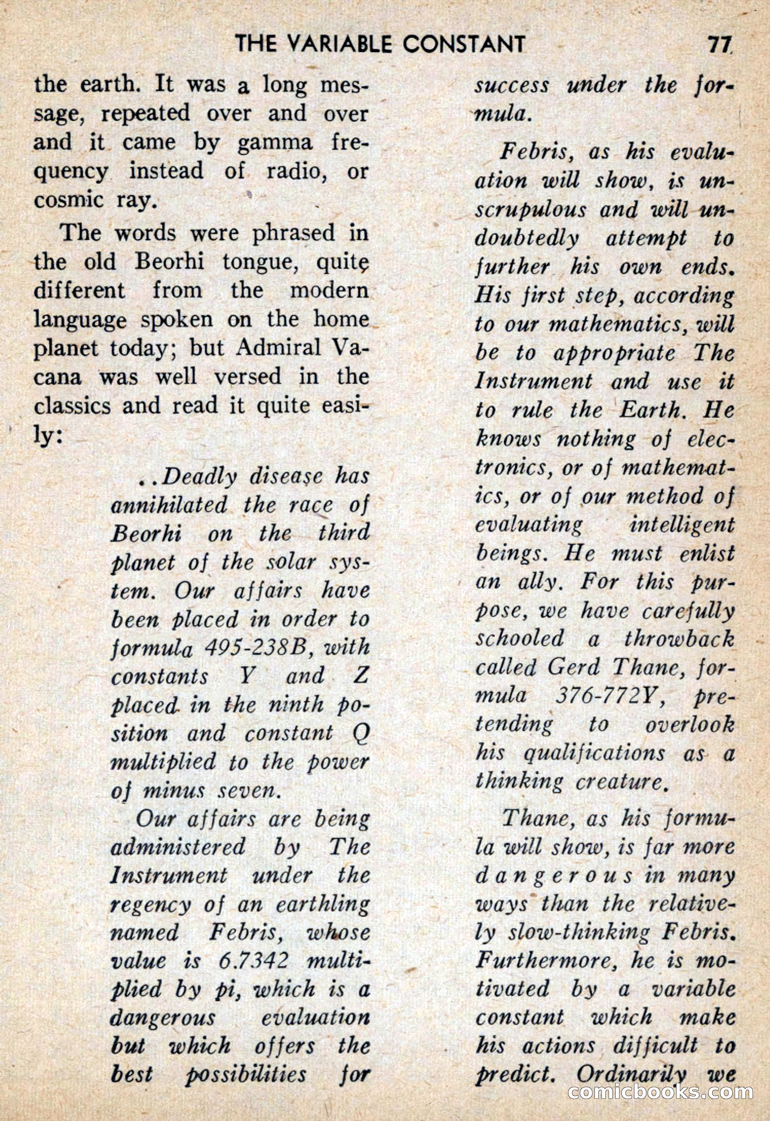 Future Science Fiction #39 — page 78 of 133