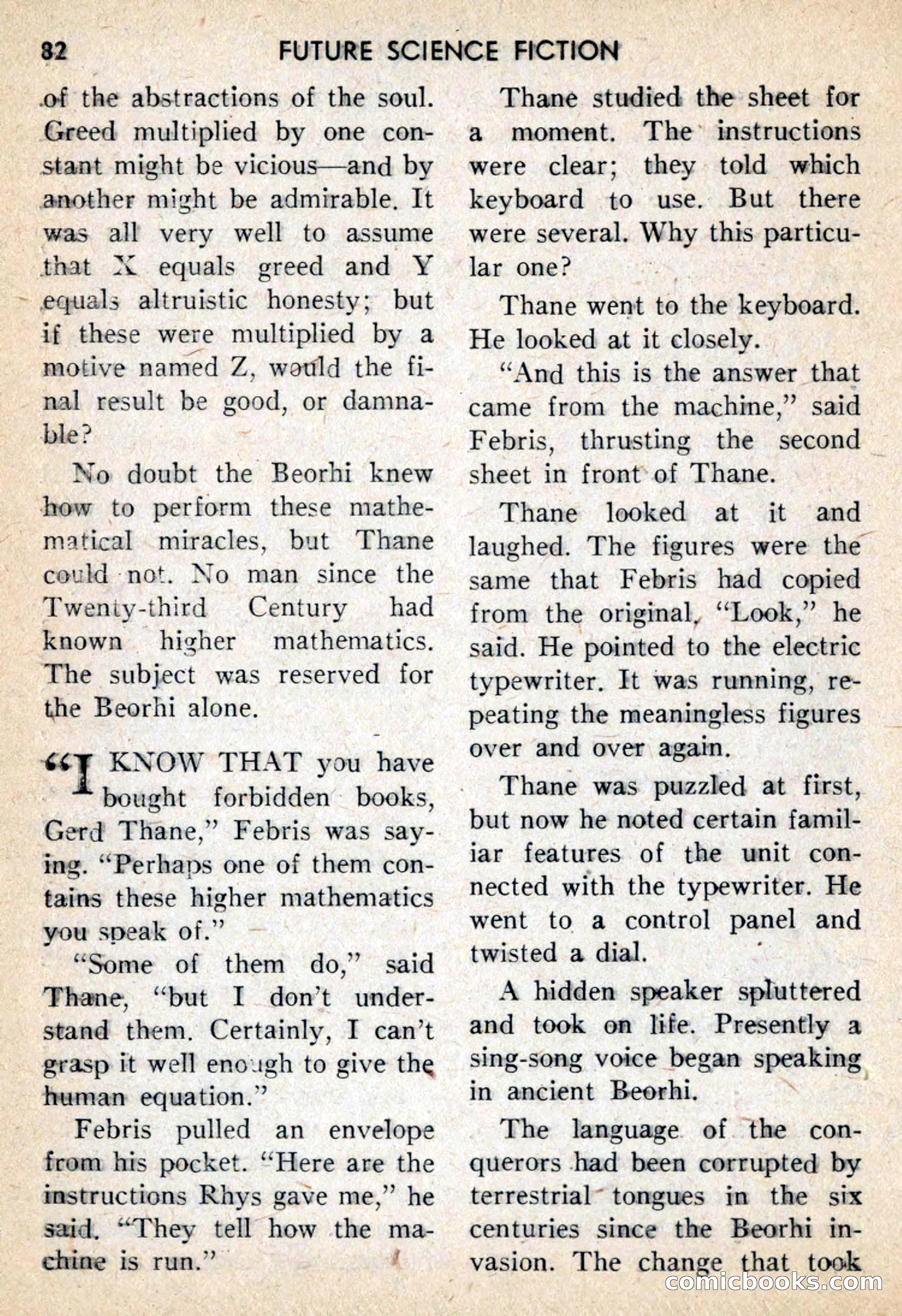 Future Science Fiction #39 — page 83 of 133