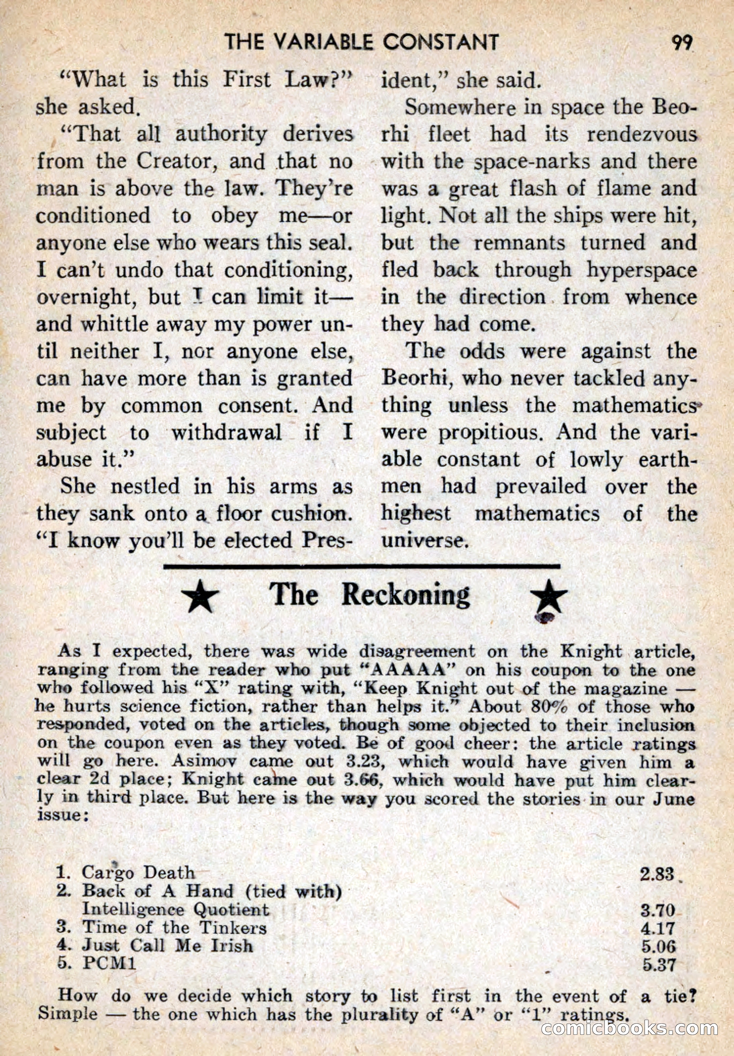 Future Science Fiction #39 — page 100 of 133