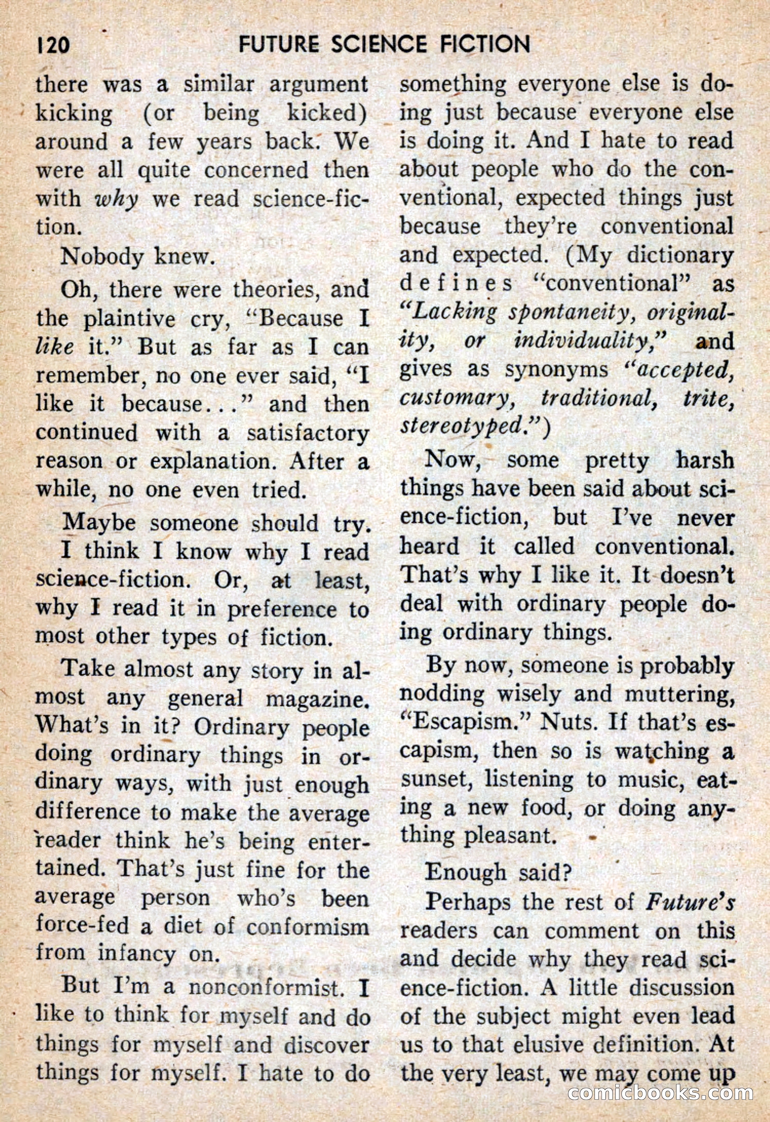 Future Science Fiction #39 — page 121 of 133