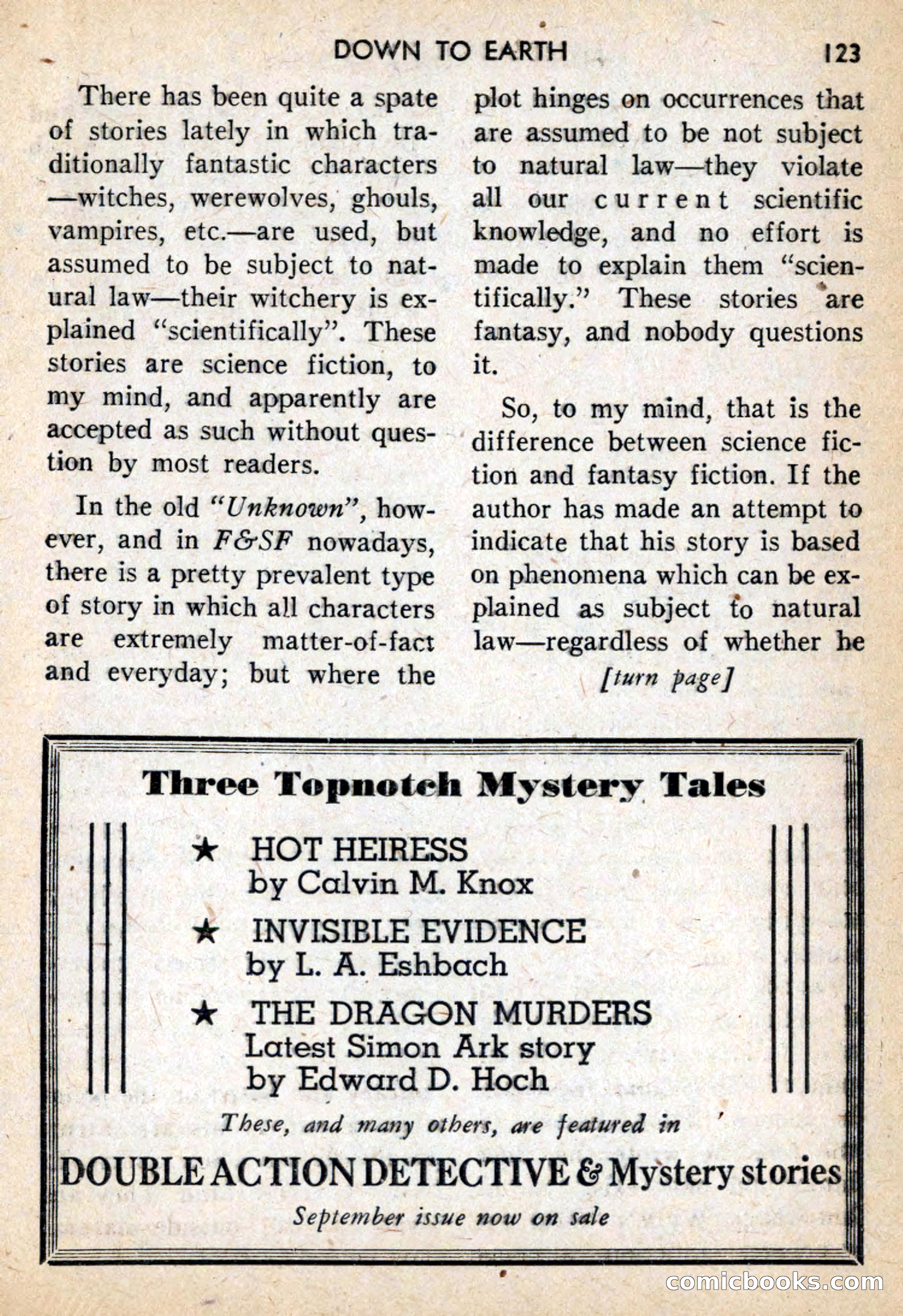 Future Science Fiction #39 — page 124 of 133