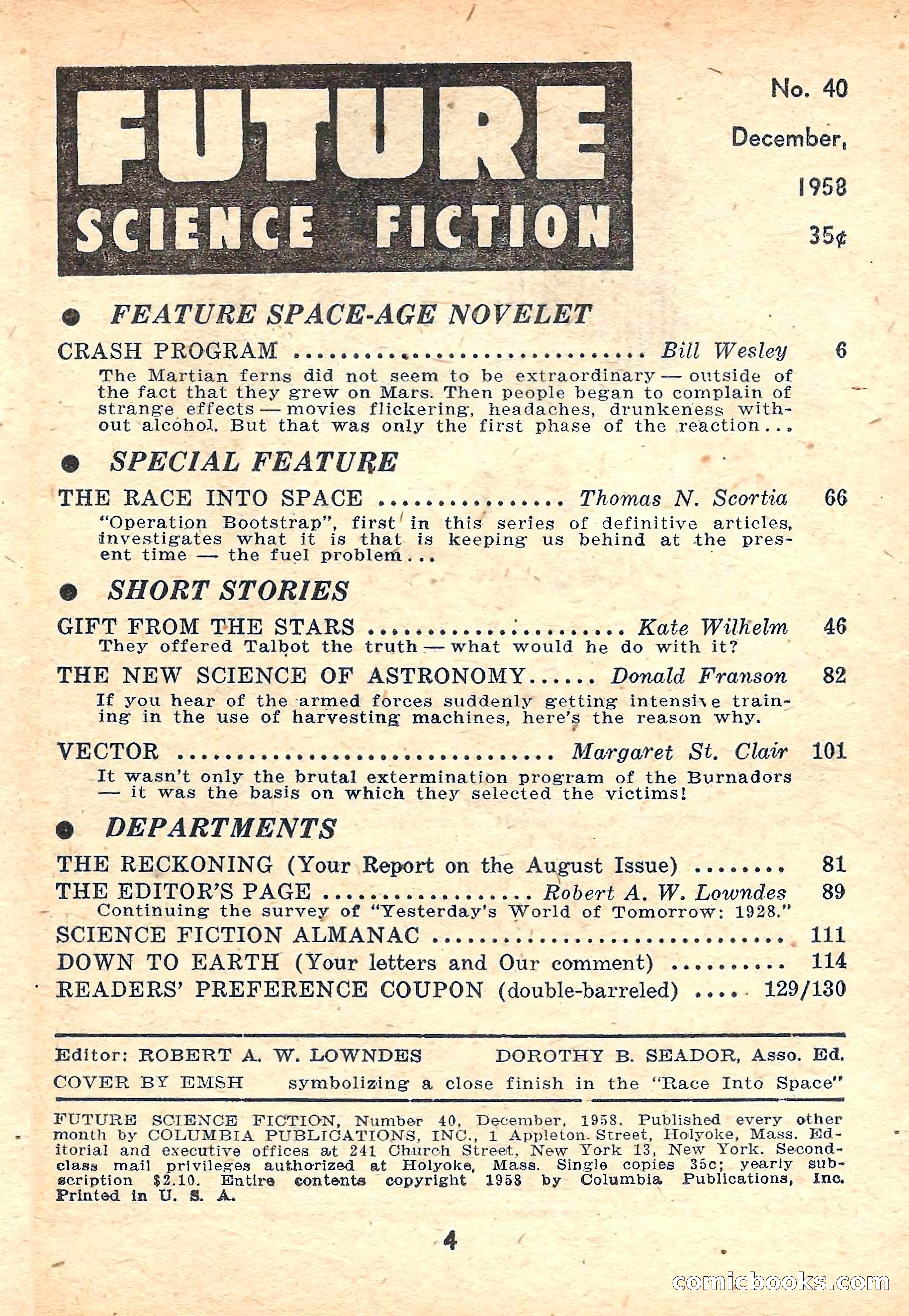 Future Science Fiction #40 — page 4 of 132