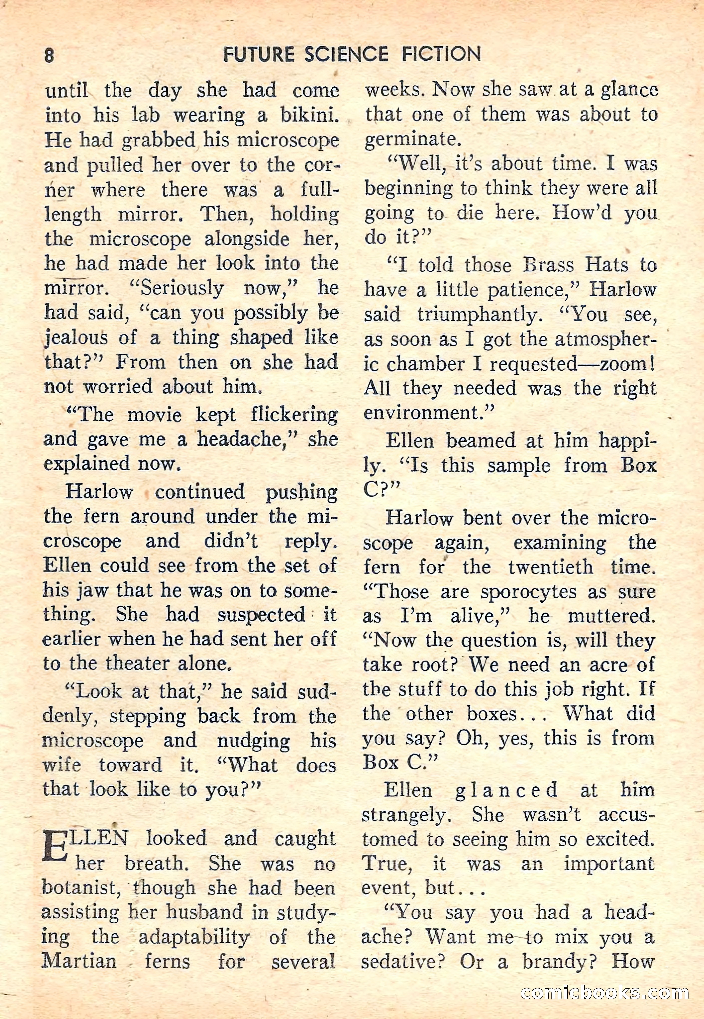 Future Science Fiction #40 — page 8 of 132