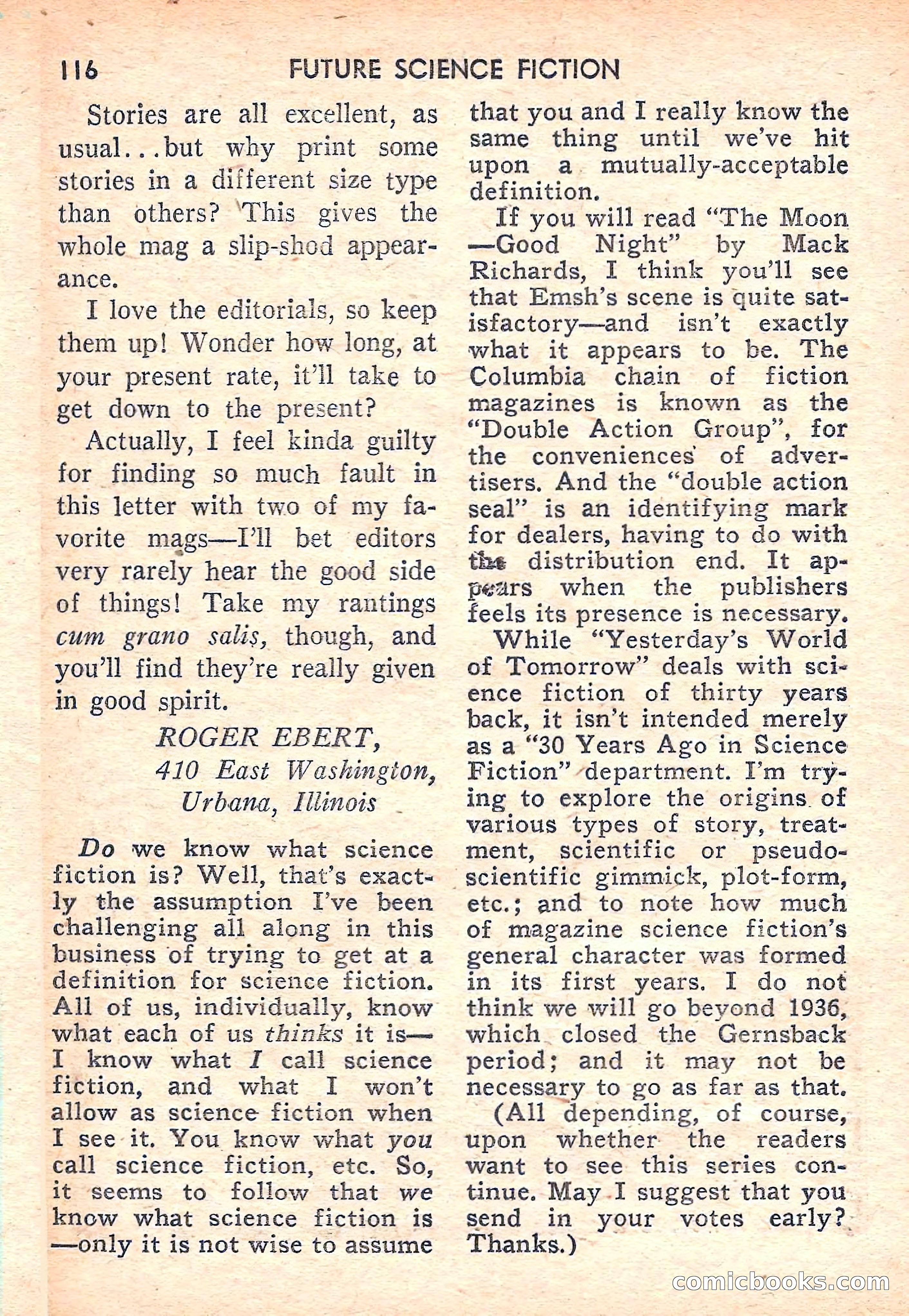 Future Science Fiction #40 — page 116 of 132
