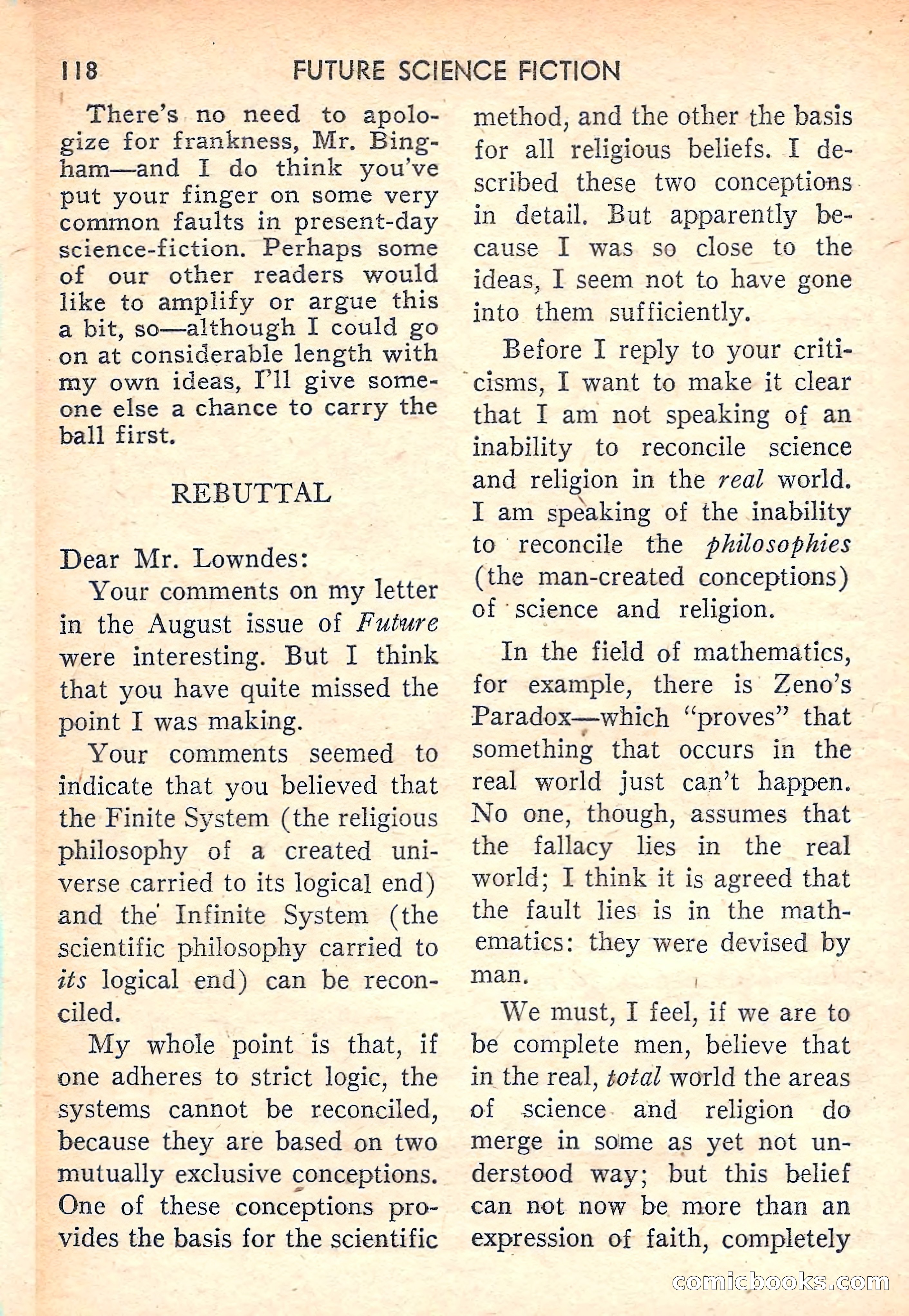 Future Science Fiction #40 — page 118 of 132