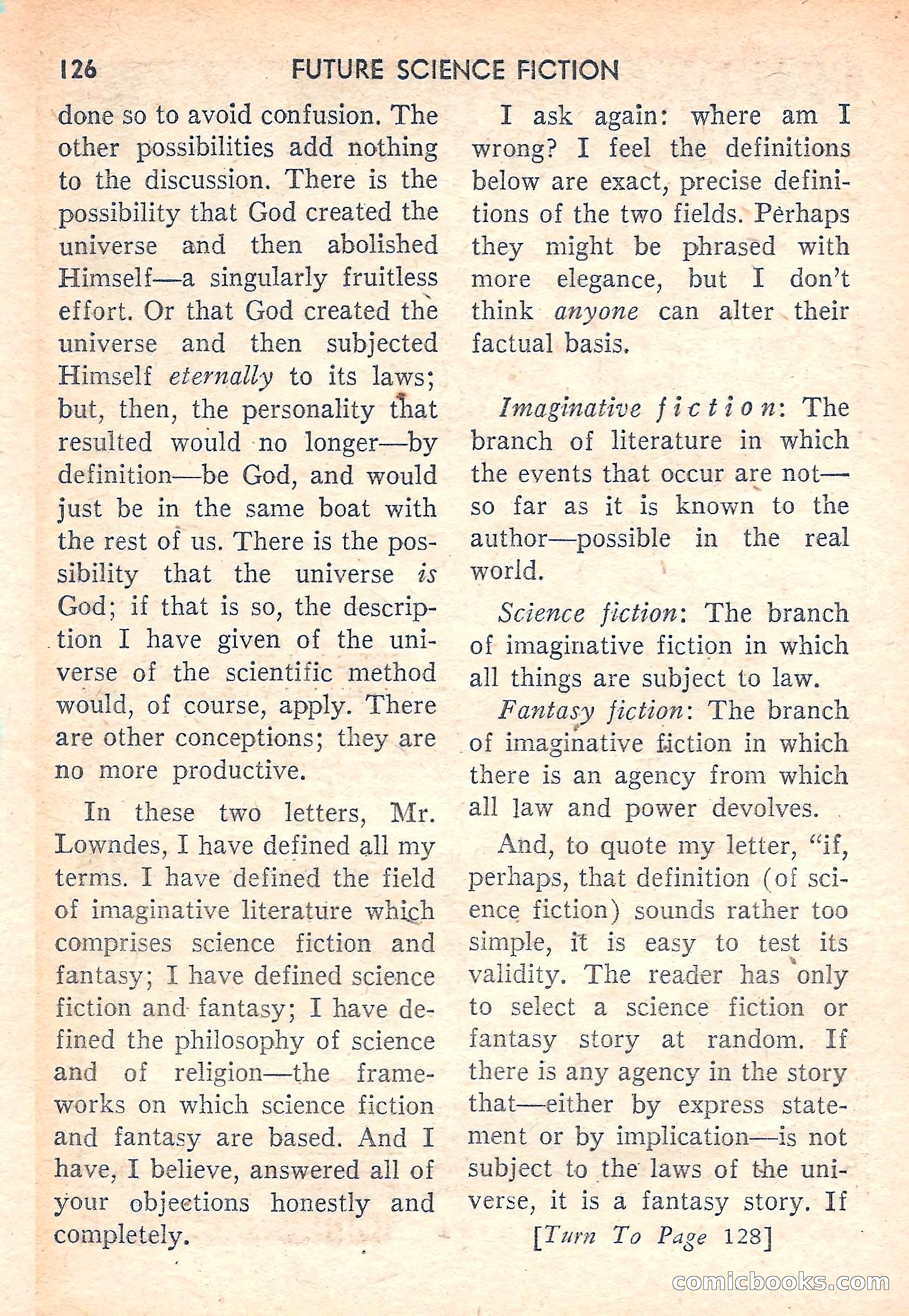 Future Science Fiction #40 — page 126 of 132