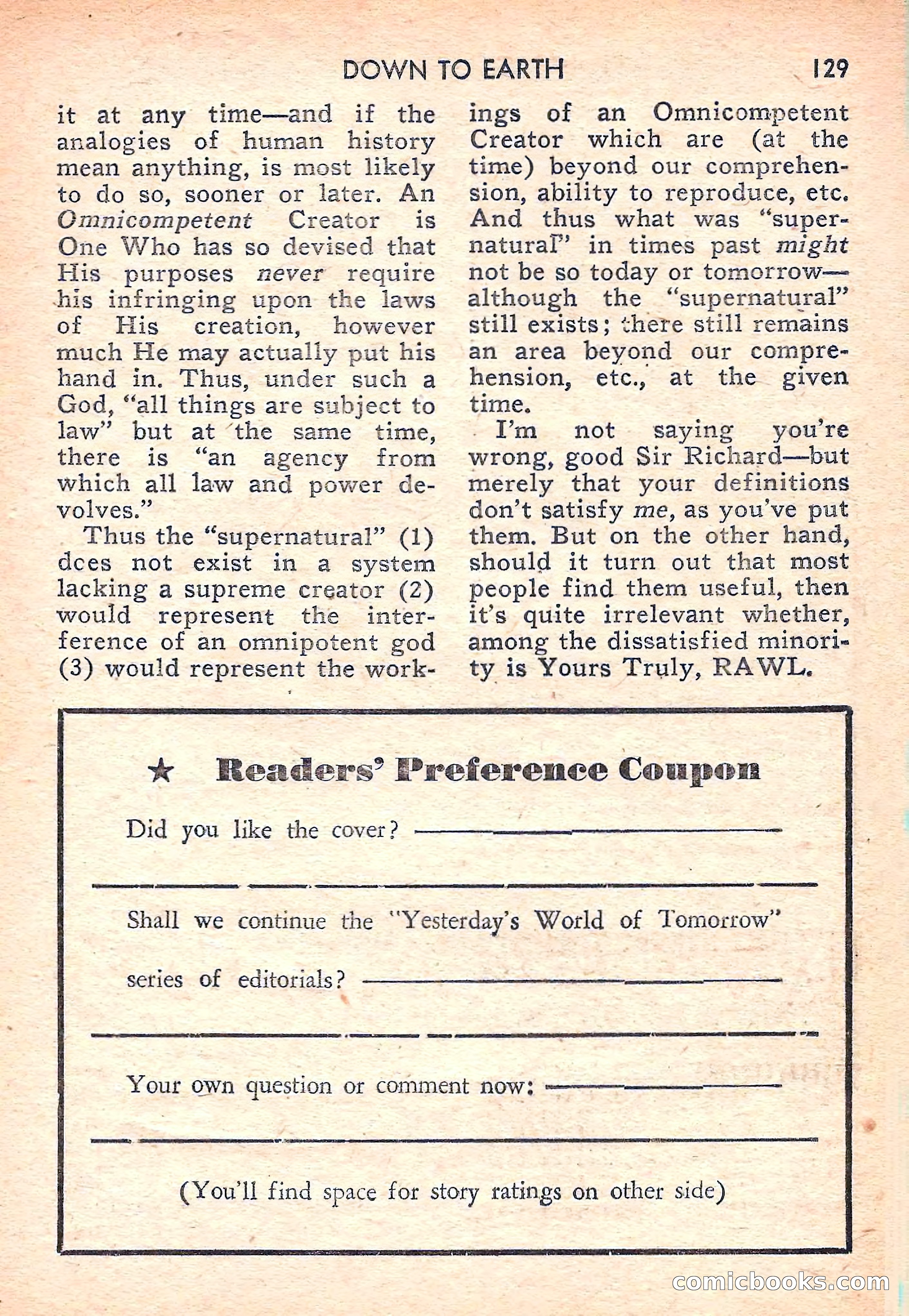 Future Science Fiction #40 — page 129 of 132