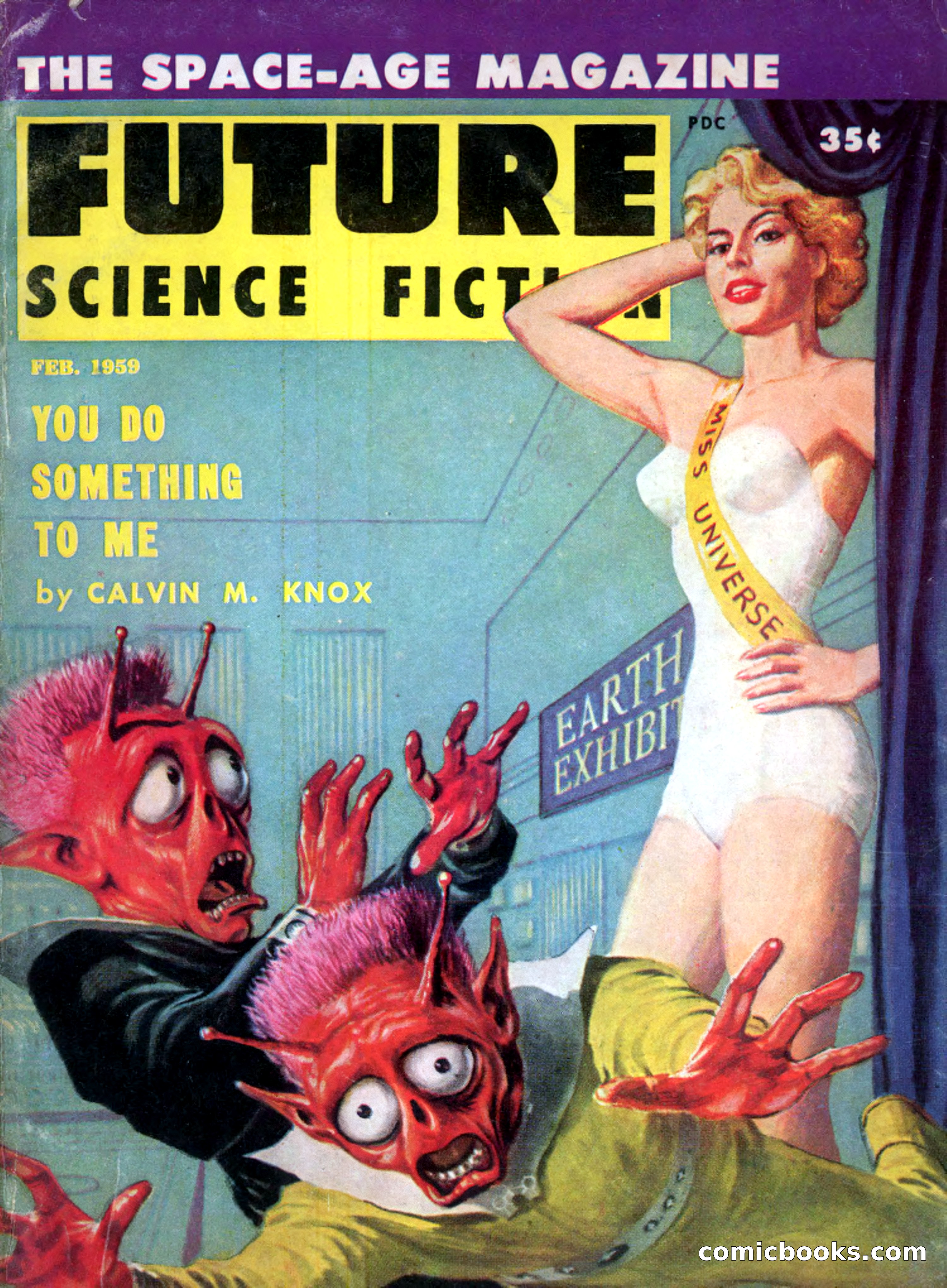 Future Science Fiction, February 1959 — page 1 of 132
