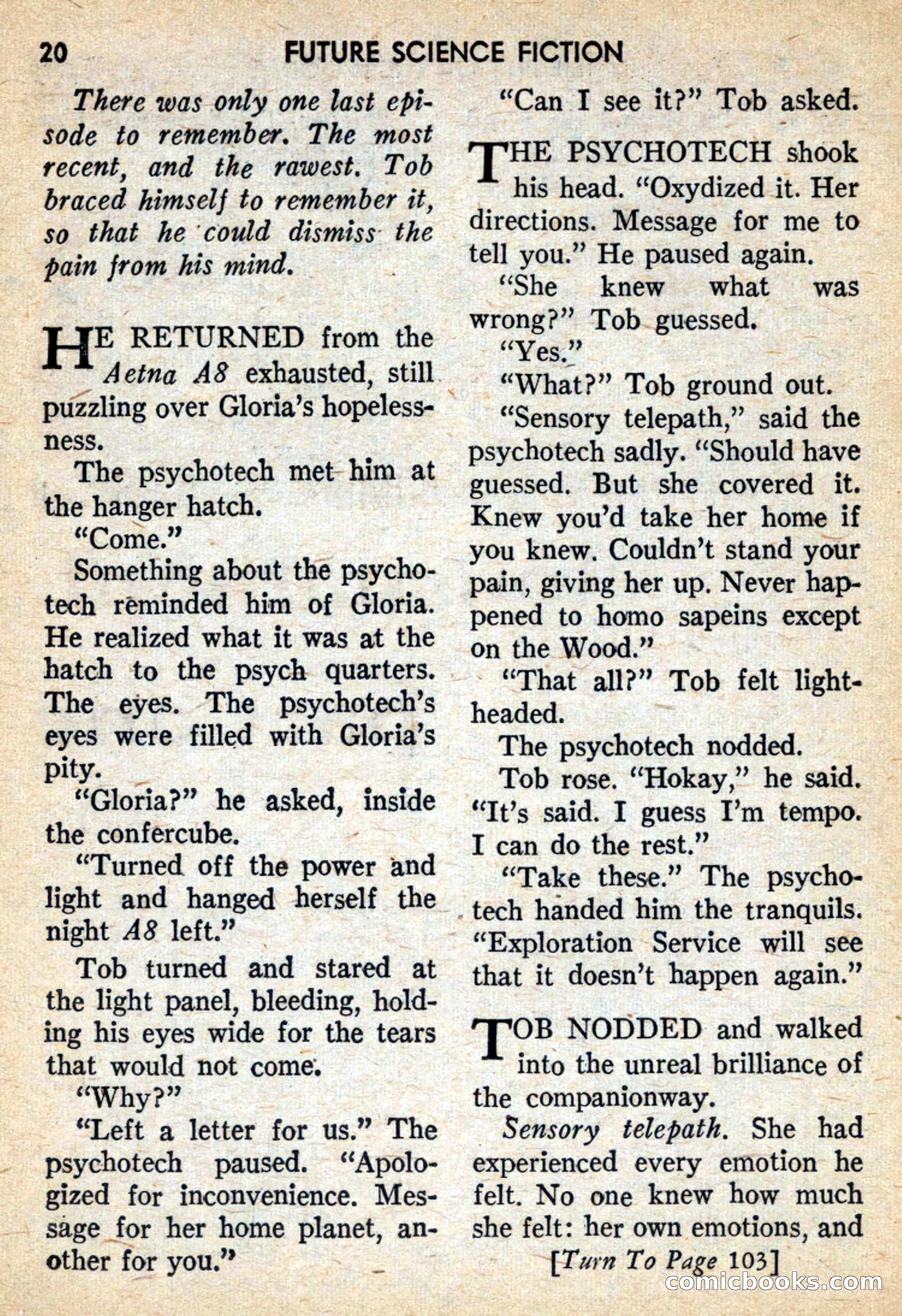 Future Science Fiction, February 1959 — page 20 of 132