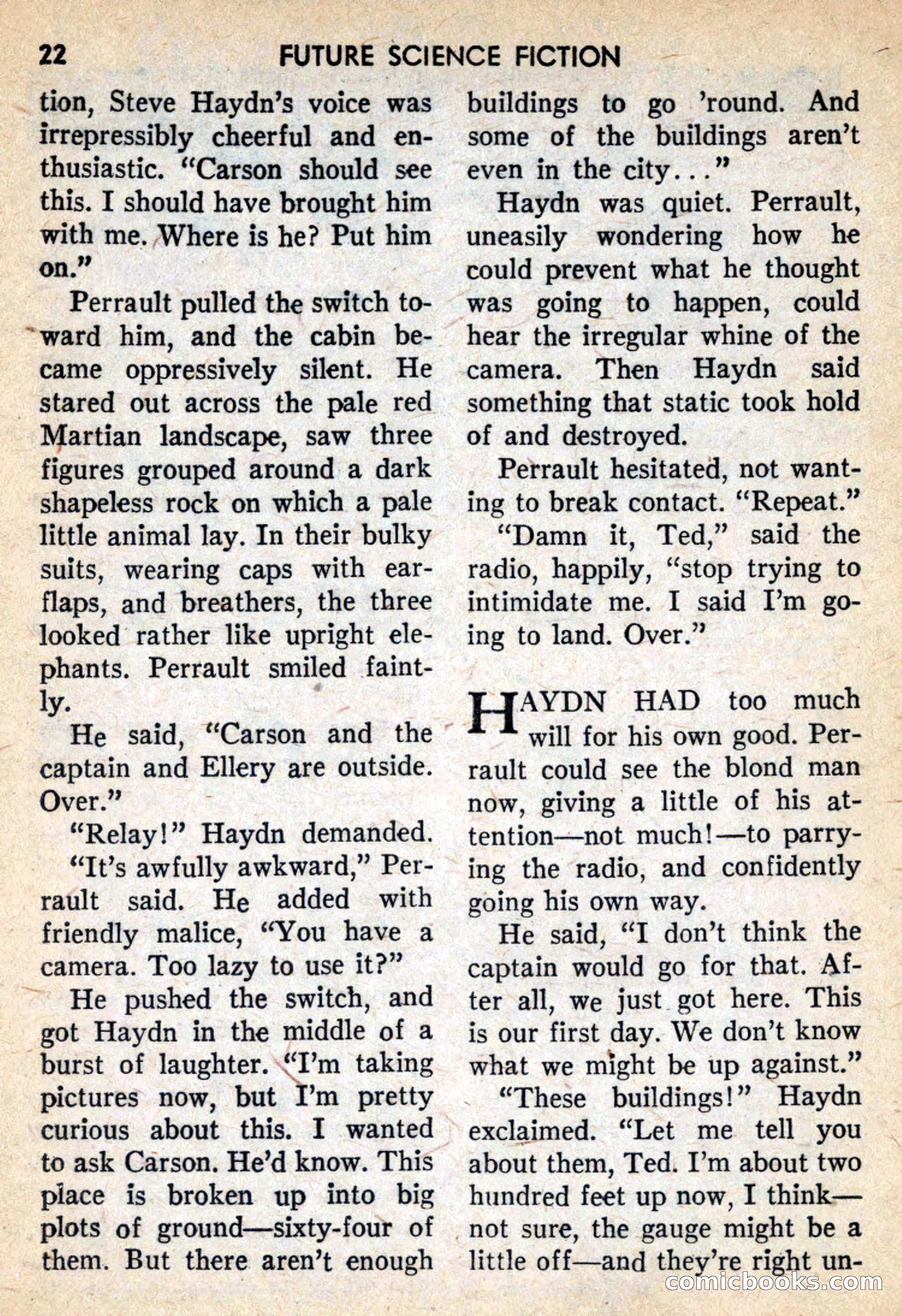 Future Science Fiction, February 1959 — page 22 of 132