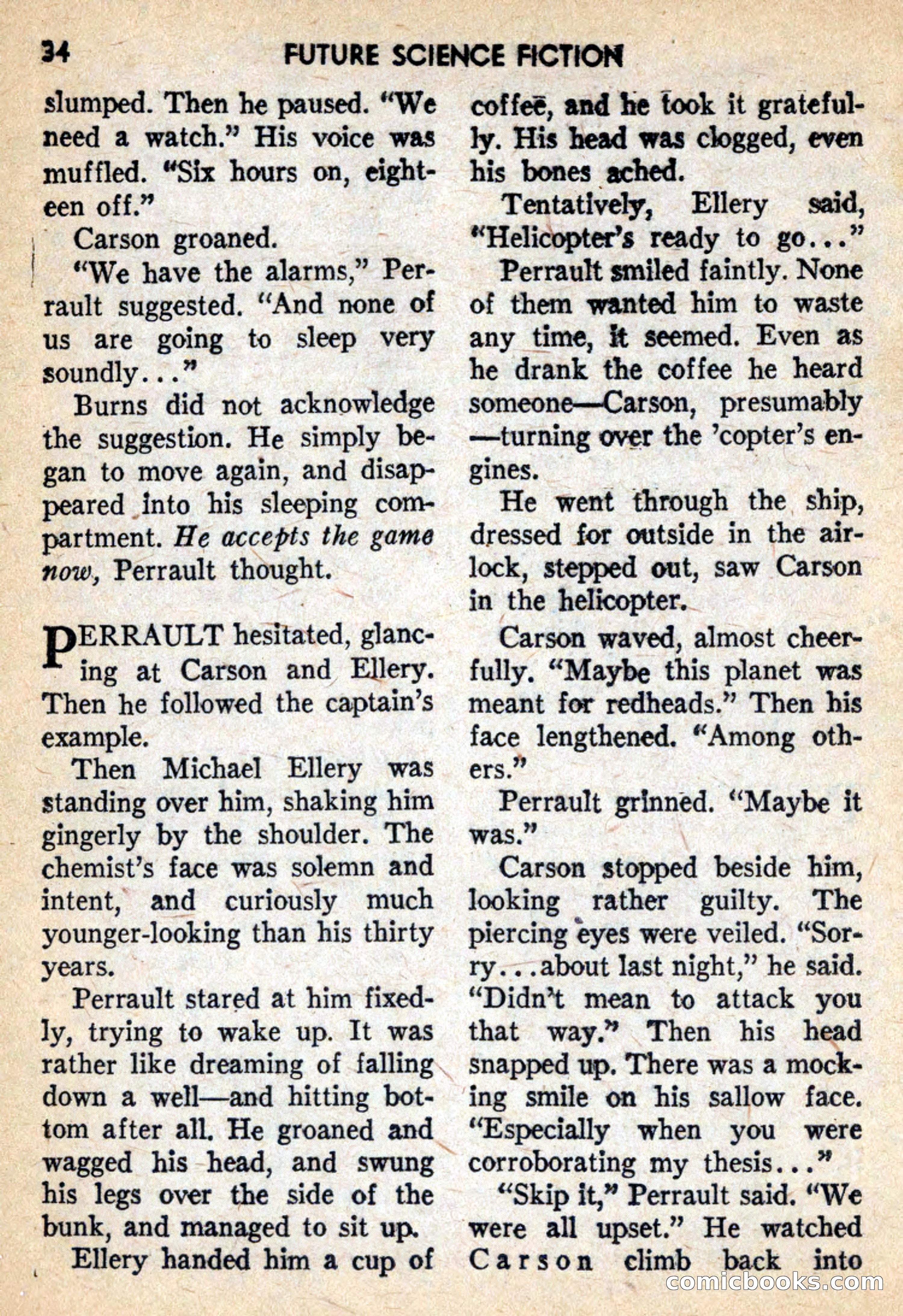 Future Science Fiction, February 1959 — page 34 of 132