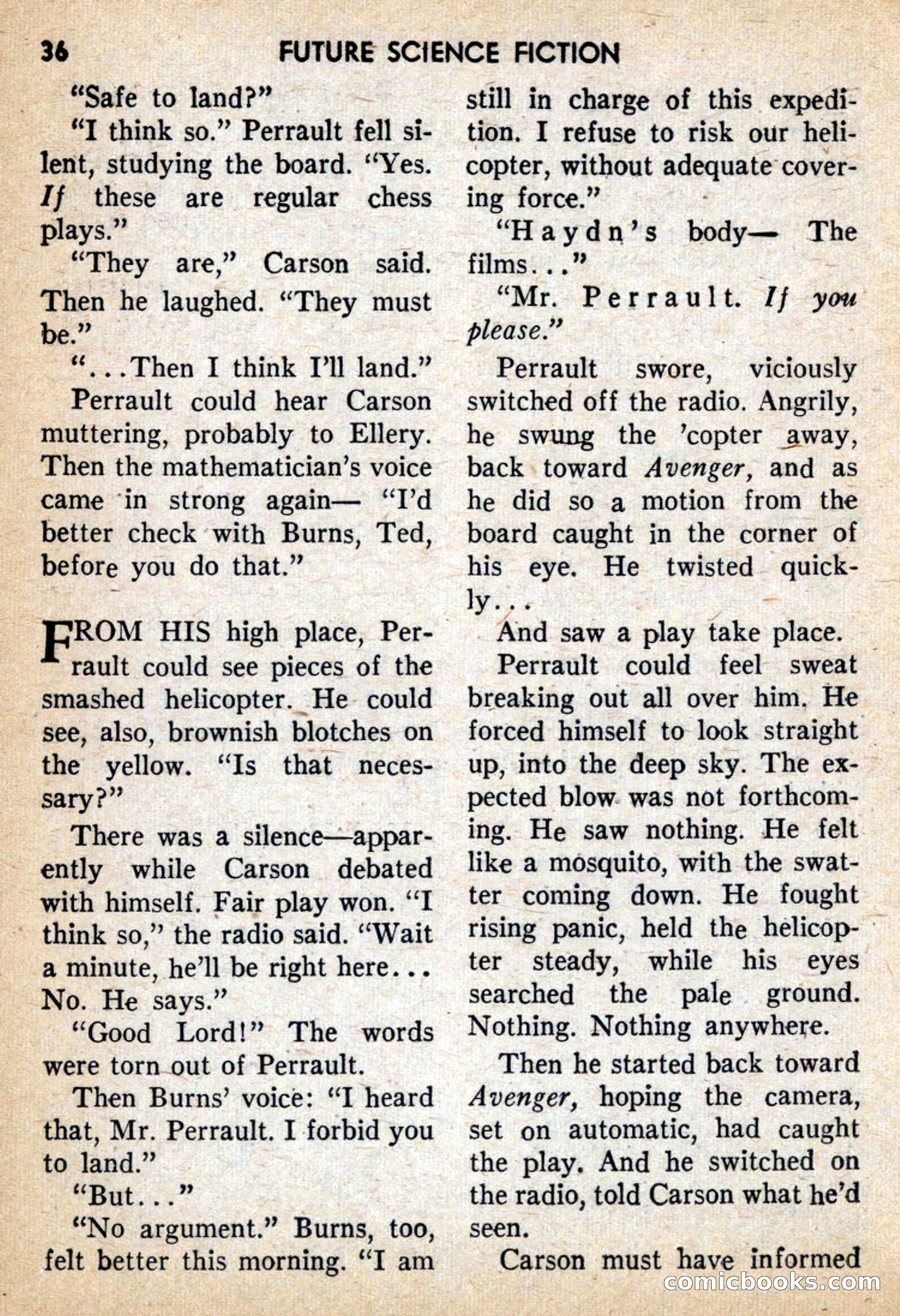 Future Science Fiction, February 1959 — page 36 of 132