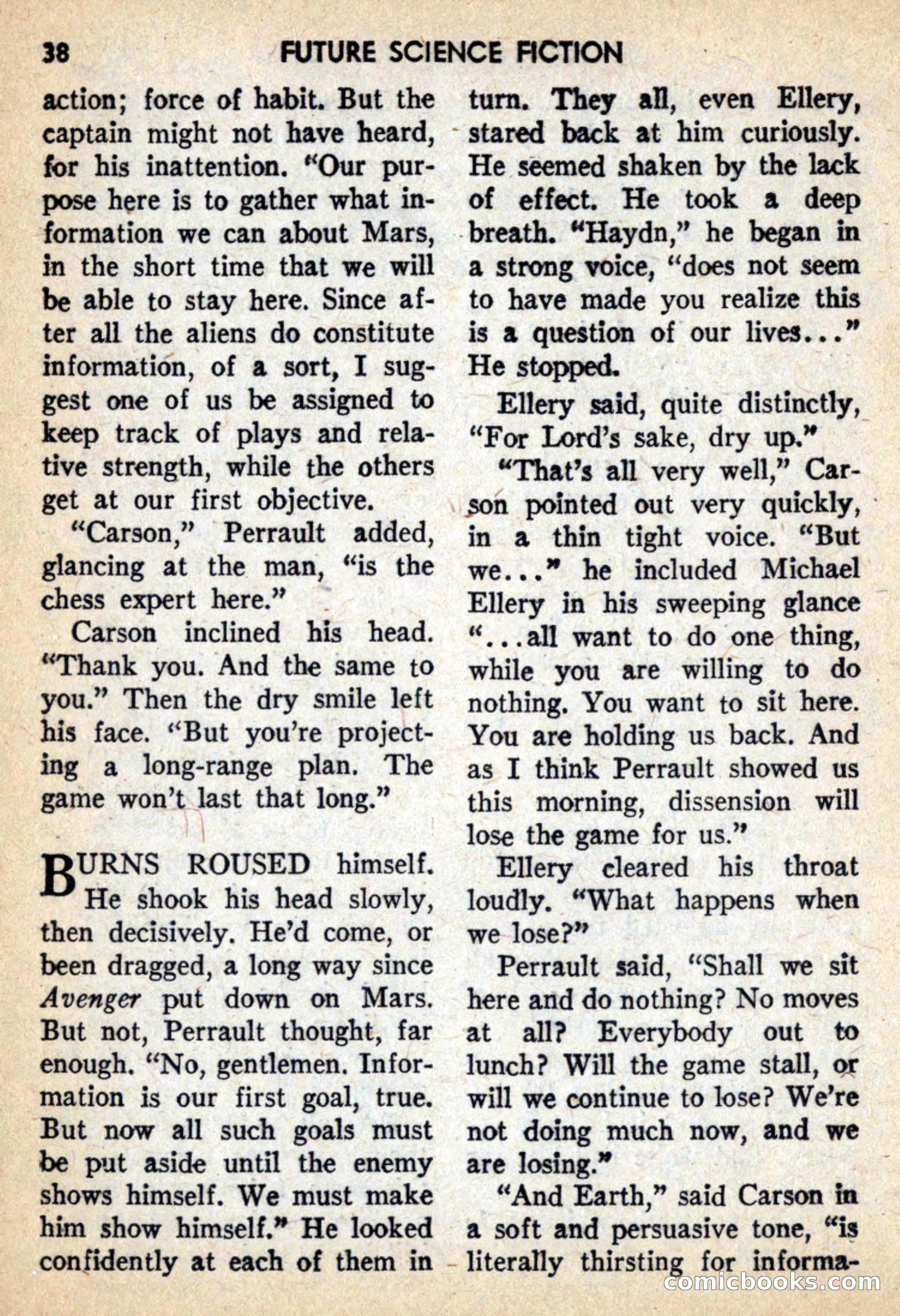 Future Science Fiction, February 1959 — page 38 of 132