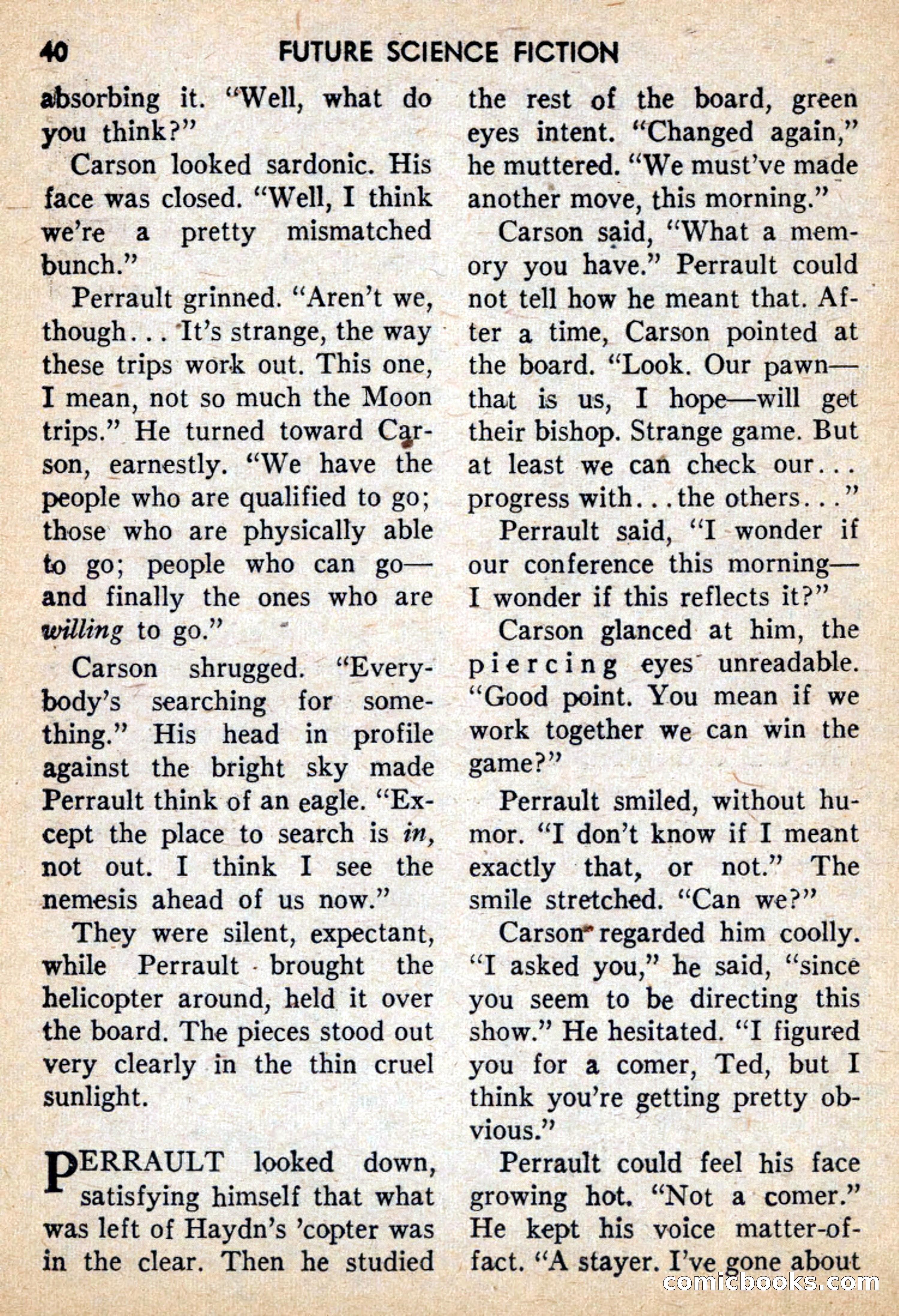 Future Science Fiction, February 1959 — page 40 of 132