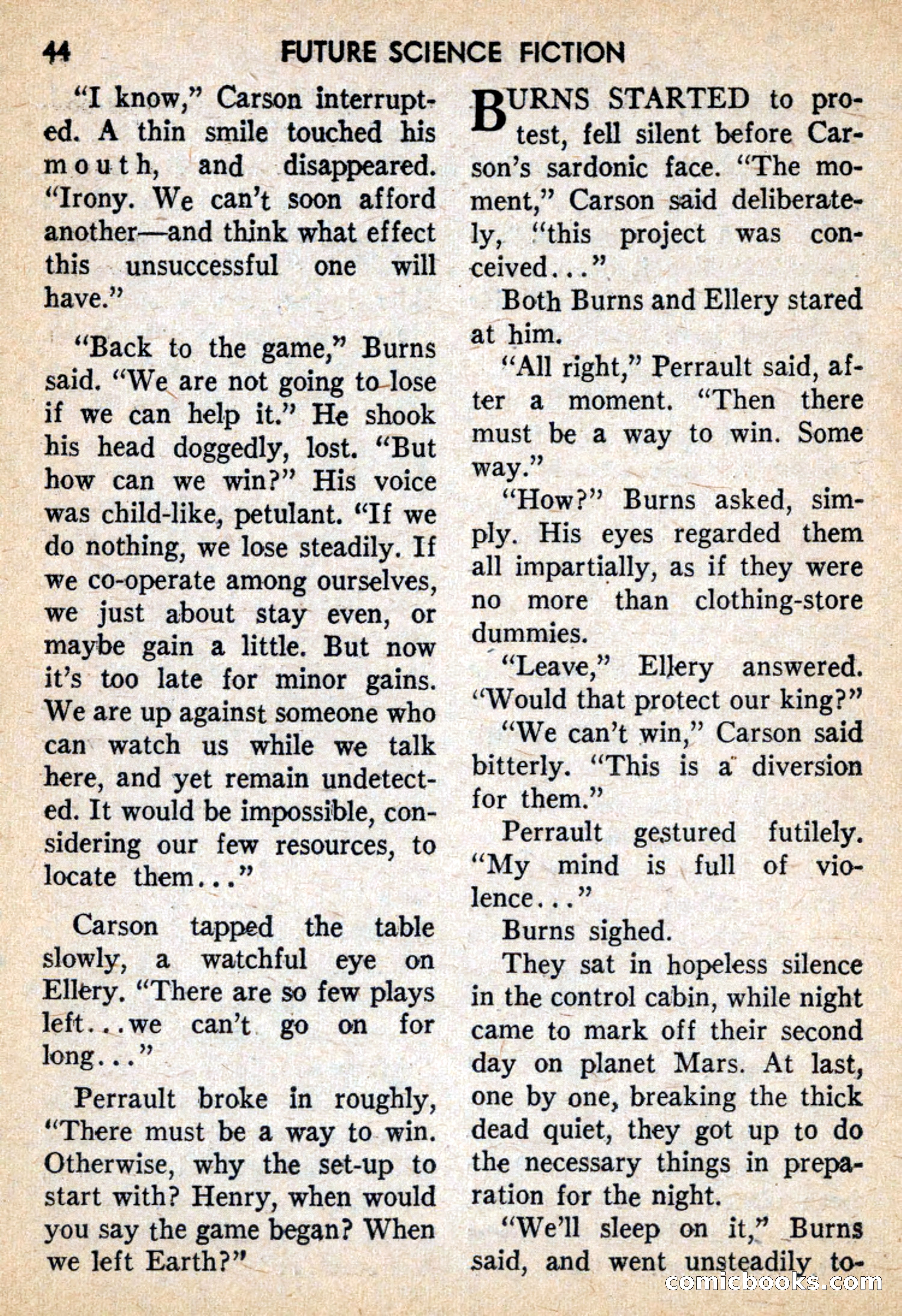 Future Science Fiction, February 1959 — page 44 of 132
