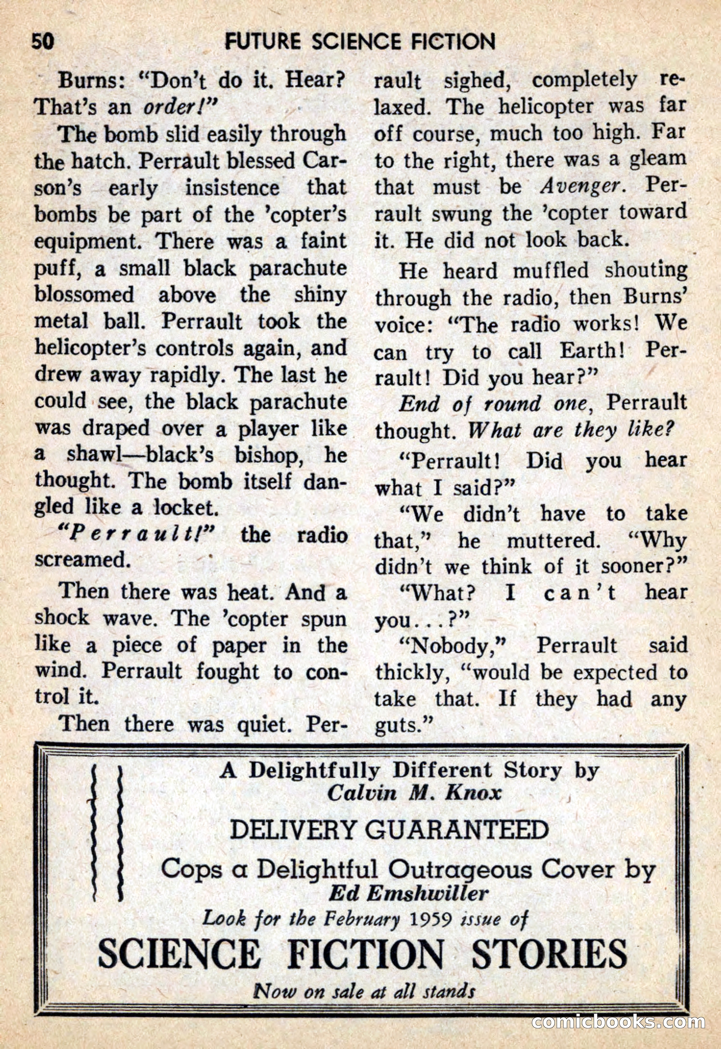 Future Science Fiction, February 1959 — page 50 of 132