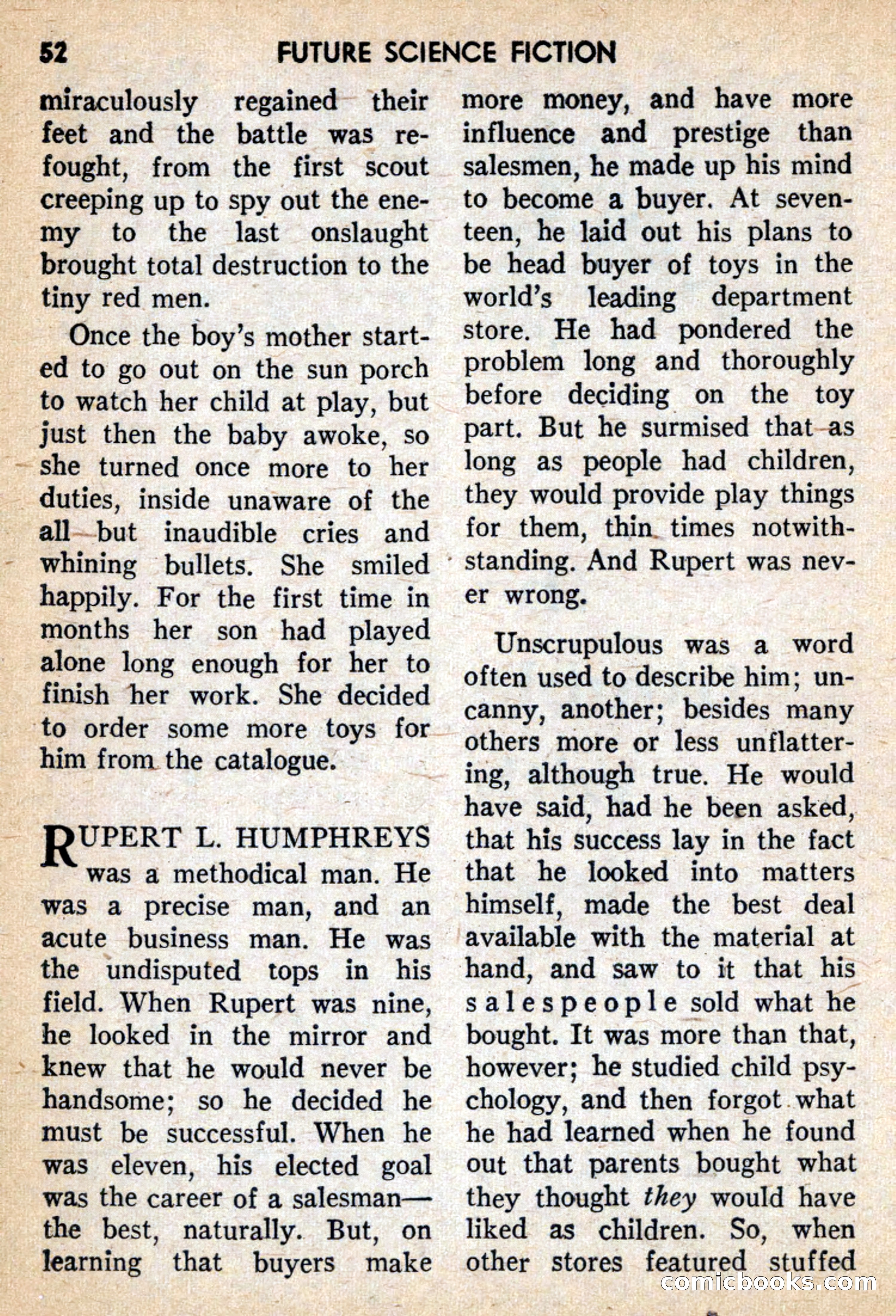 Future Science Fiction, February 1959 — page 52 of 132