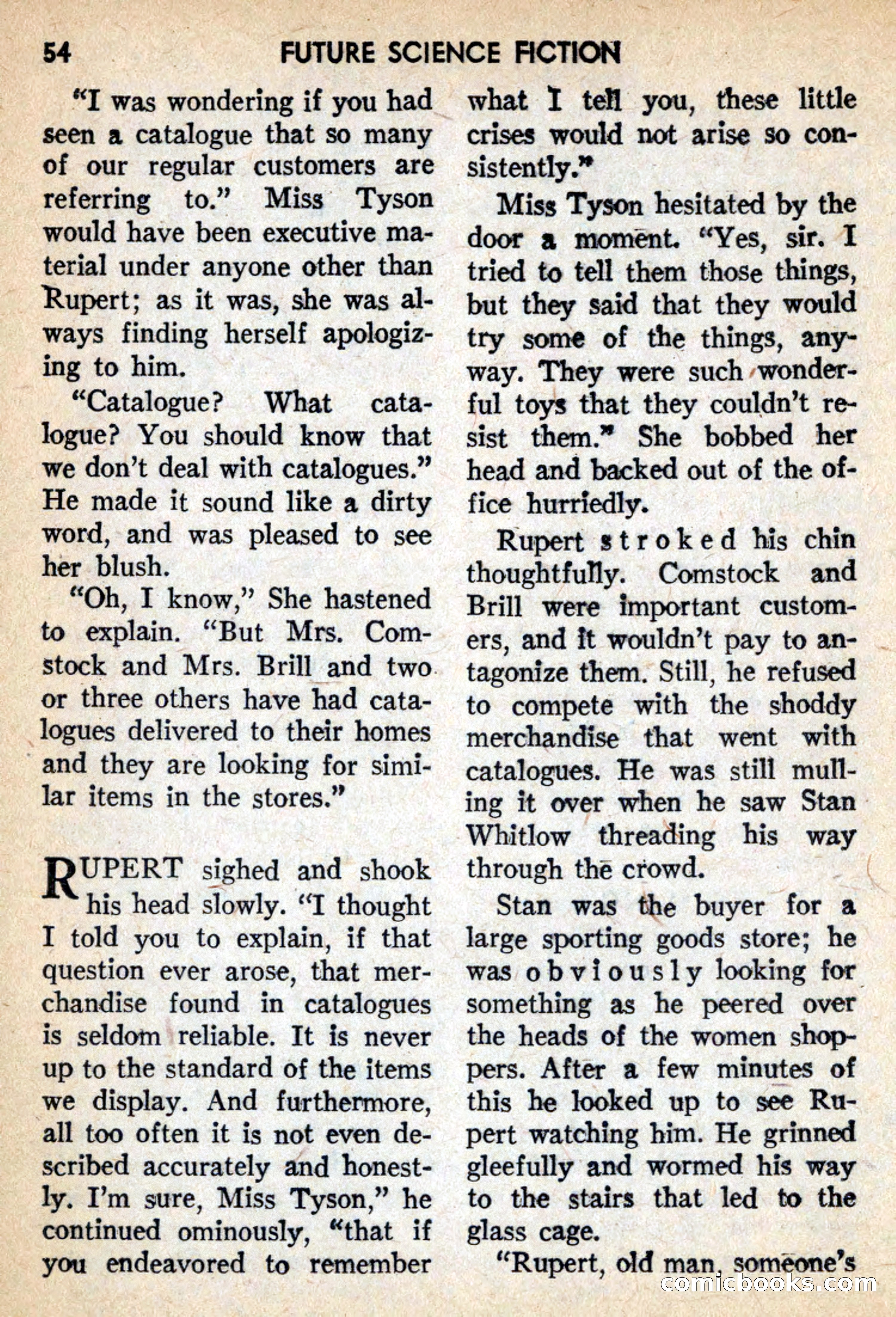 Future Science Fiction, February 1959 — page 54 of 132