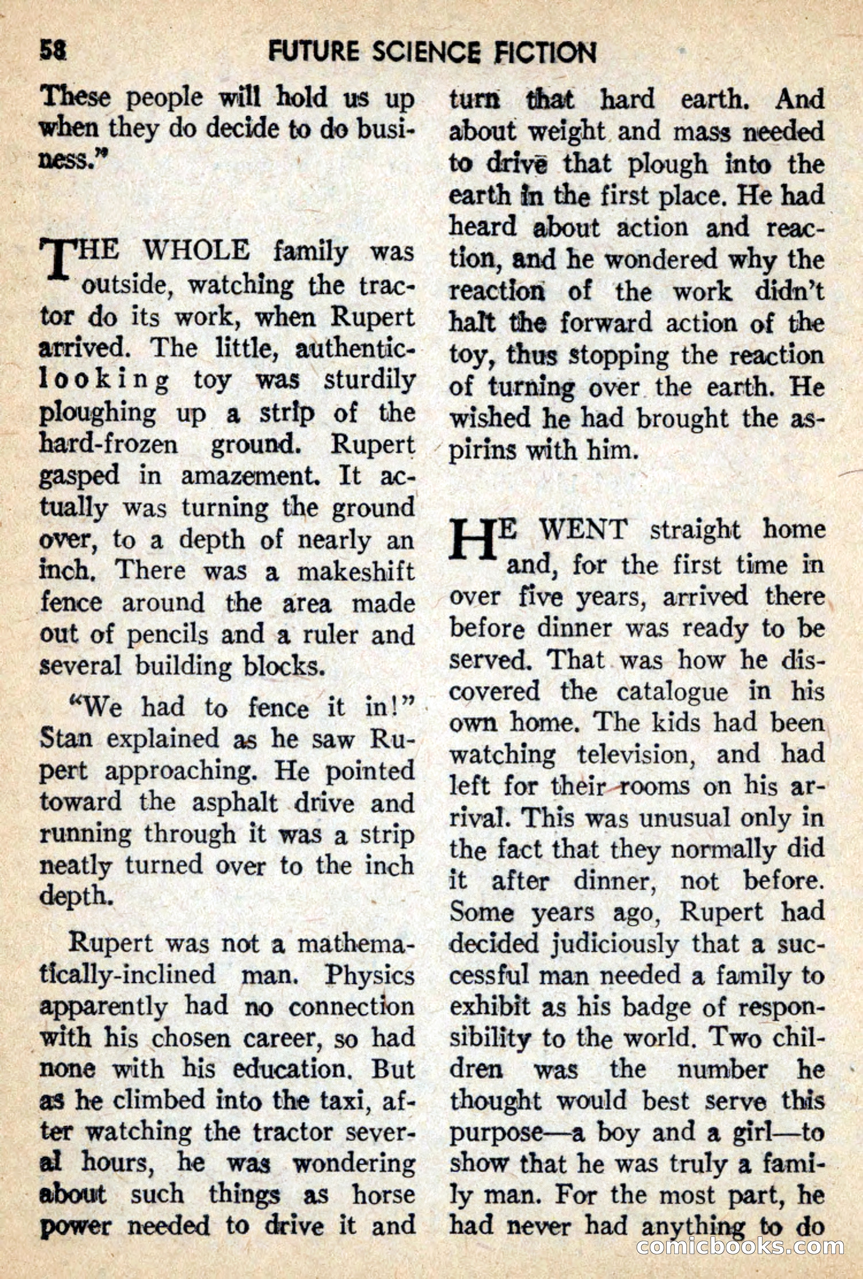 Future Science Fiction, February 1959 — page 58 of 132