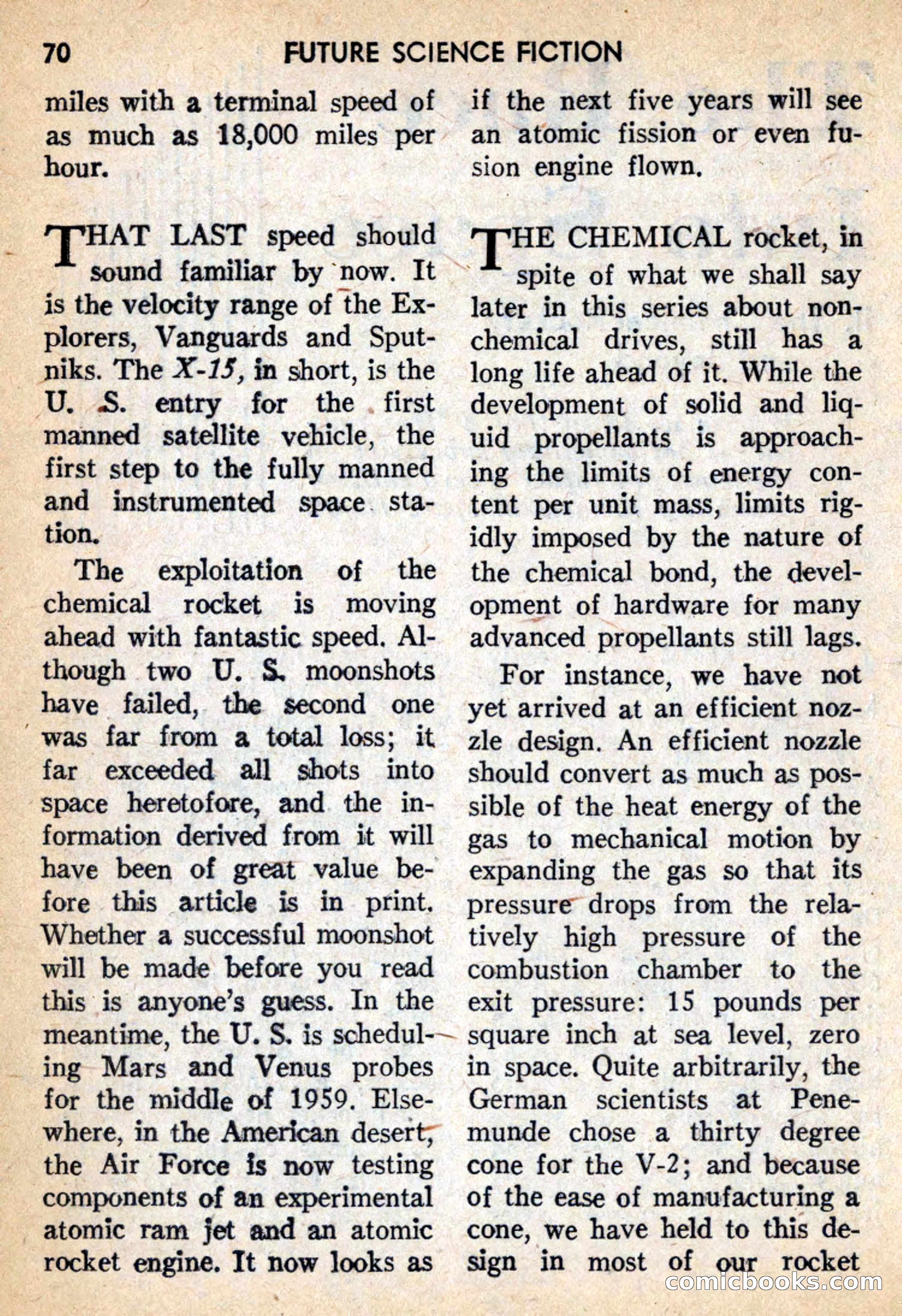 Future Science Fiction, February 1959 — page 70 of 132