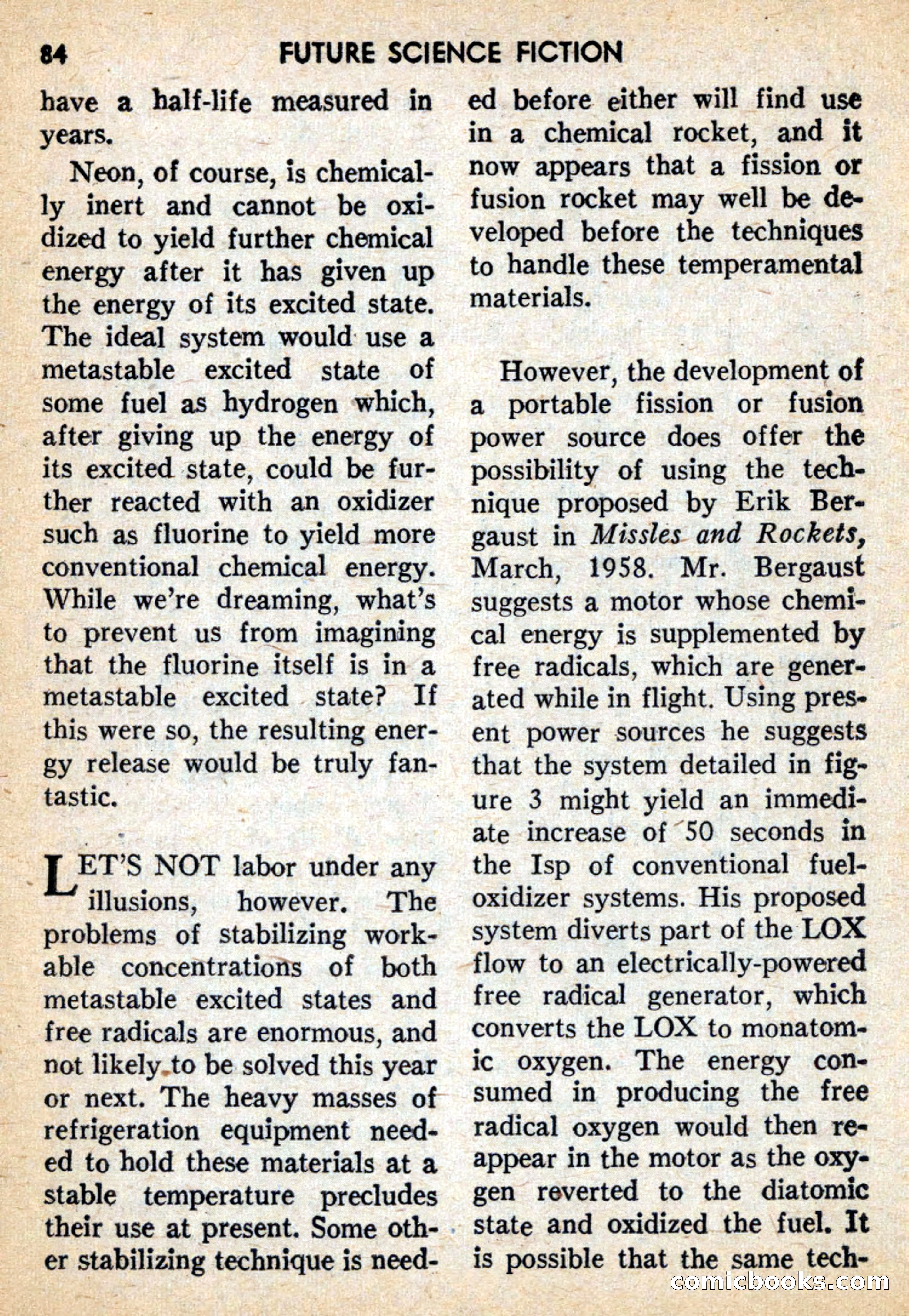 Future Science Fiction, February 1959 — page 84 of 132